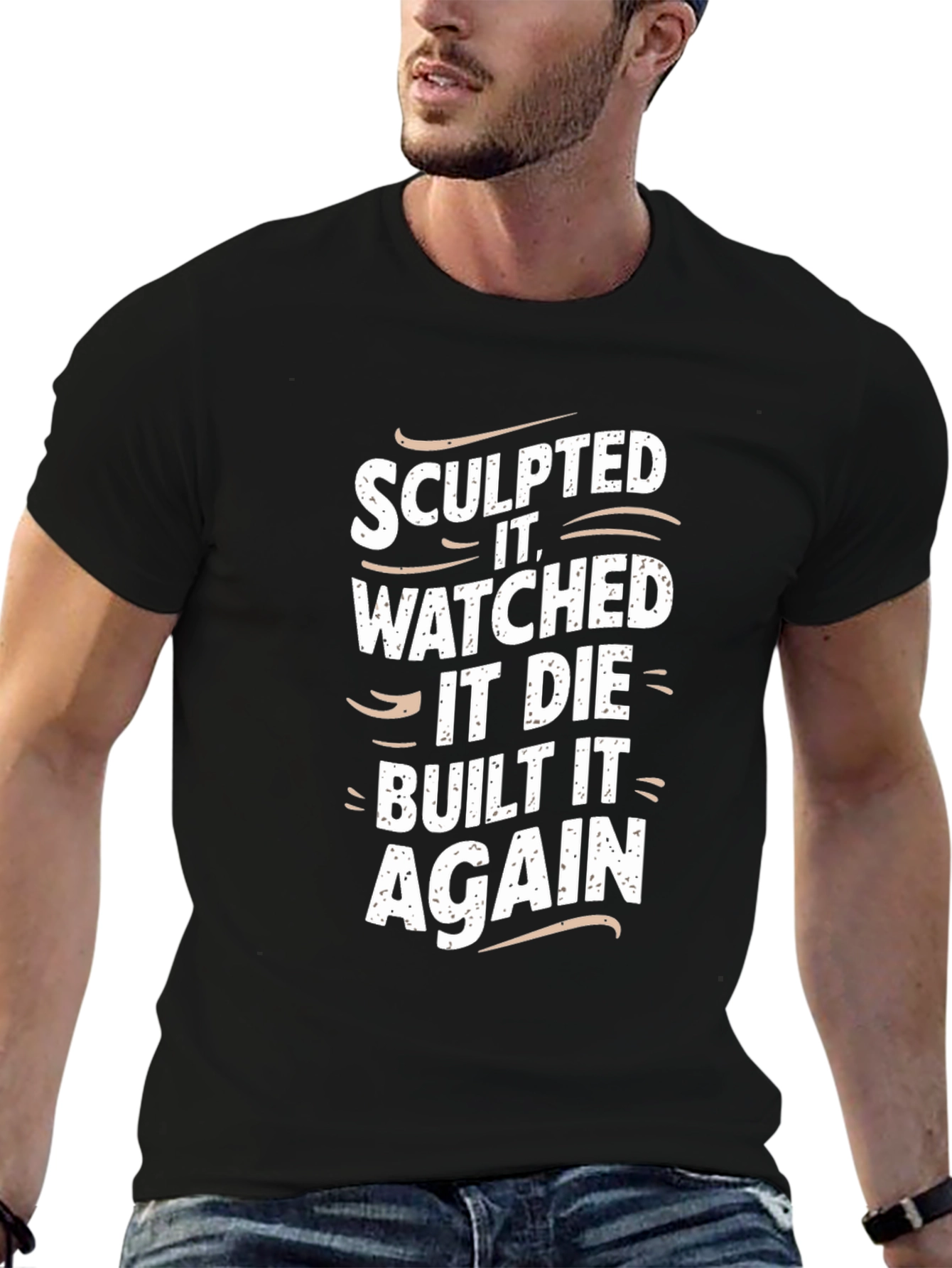 Sculpted It Mens Graphic T-Shirt