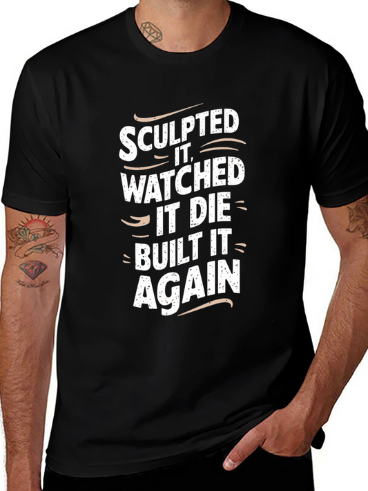 Sculpted It Mens Graphic T-Shirt