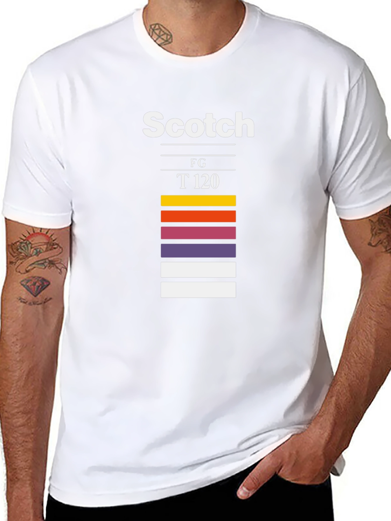 Scotch FG T120 Graphic T-Shirt - Retro Style