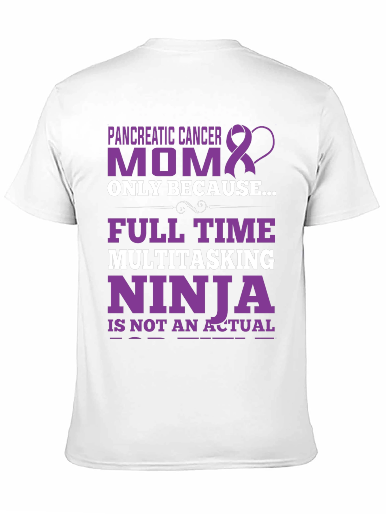 Pancreatic Cancer Awareness Mom T-Shirt