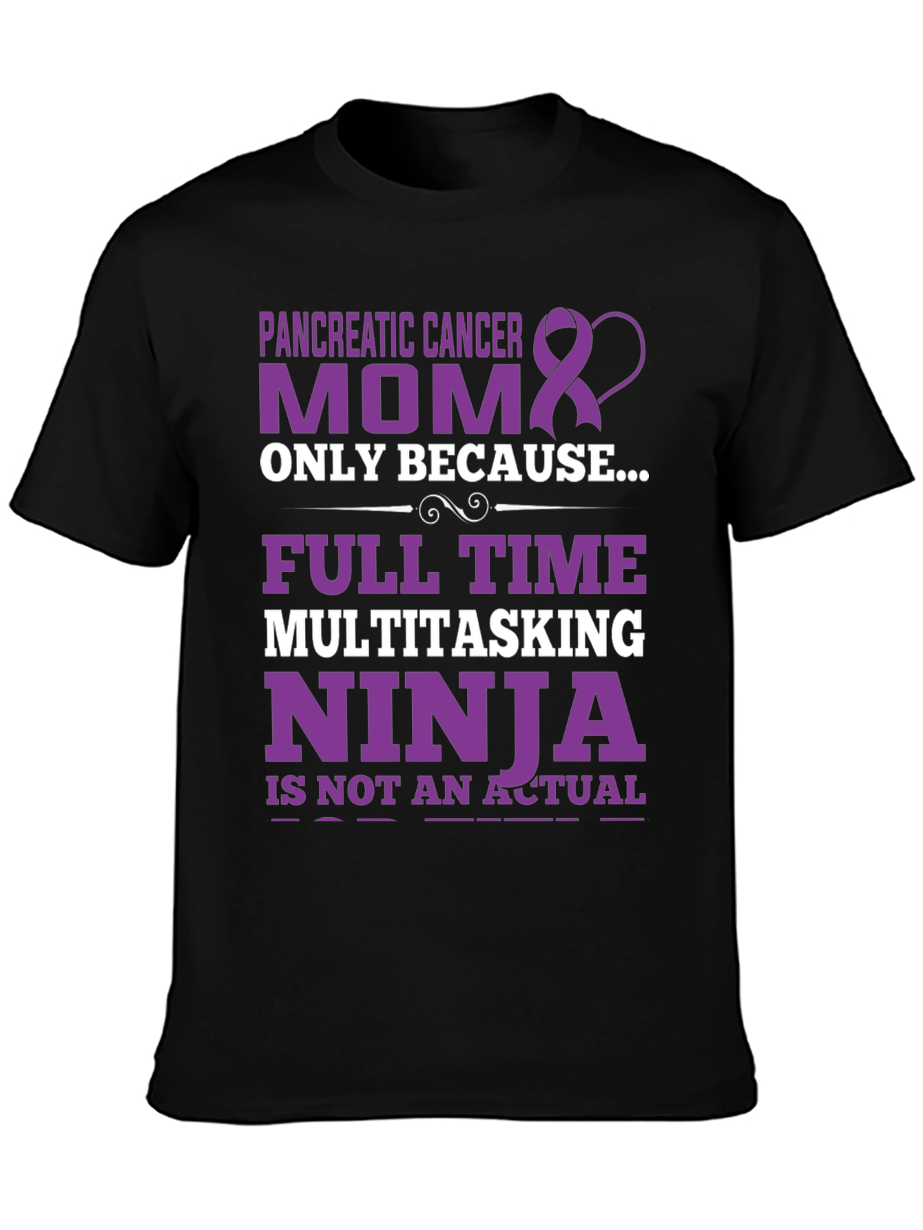 Pancreatic Cancer Awareness Mom T-Shirt