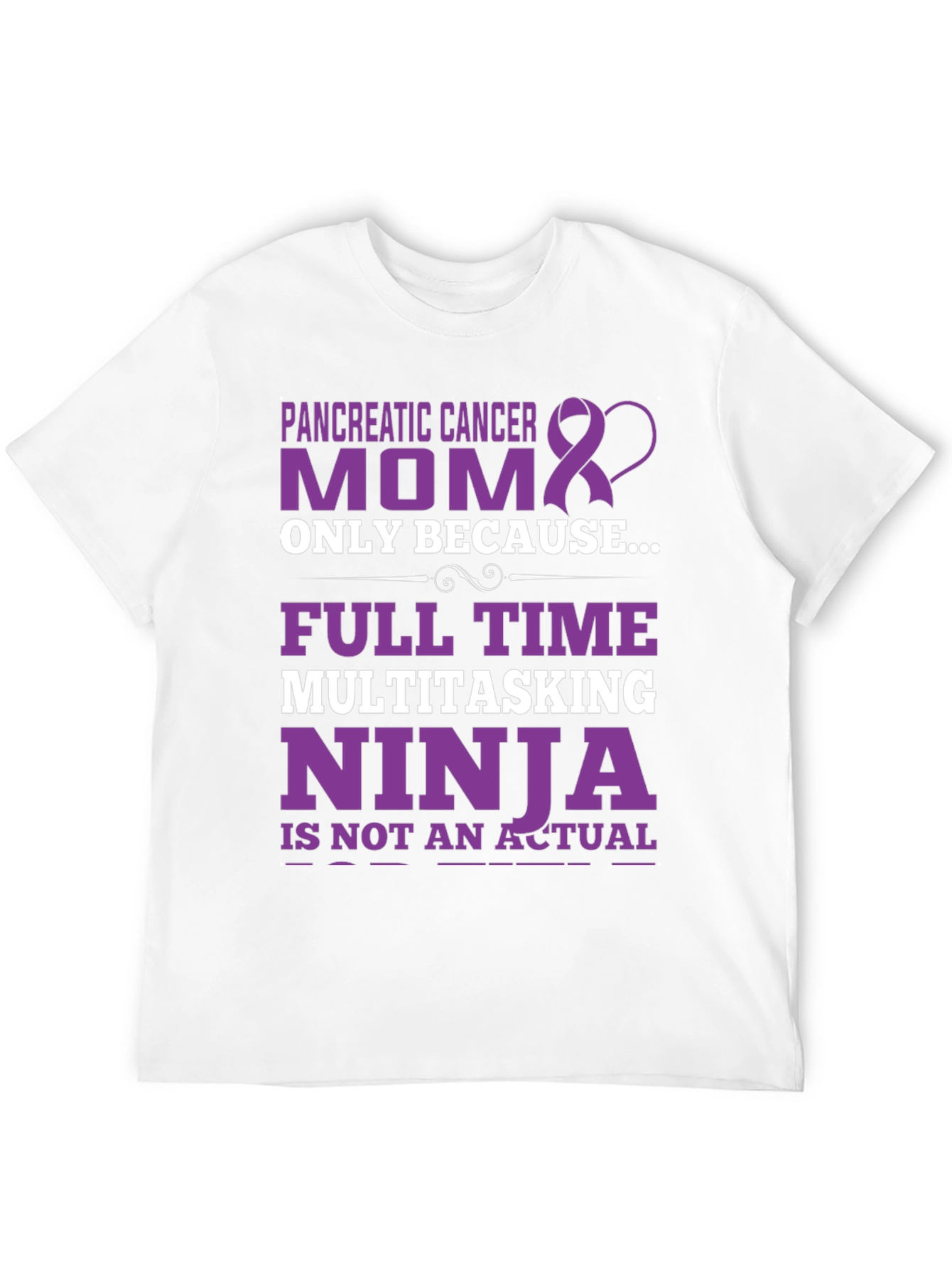 Pancreatic Cancer Awareness Mom T-Shirt