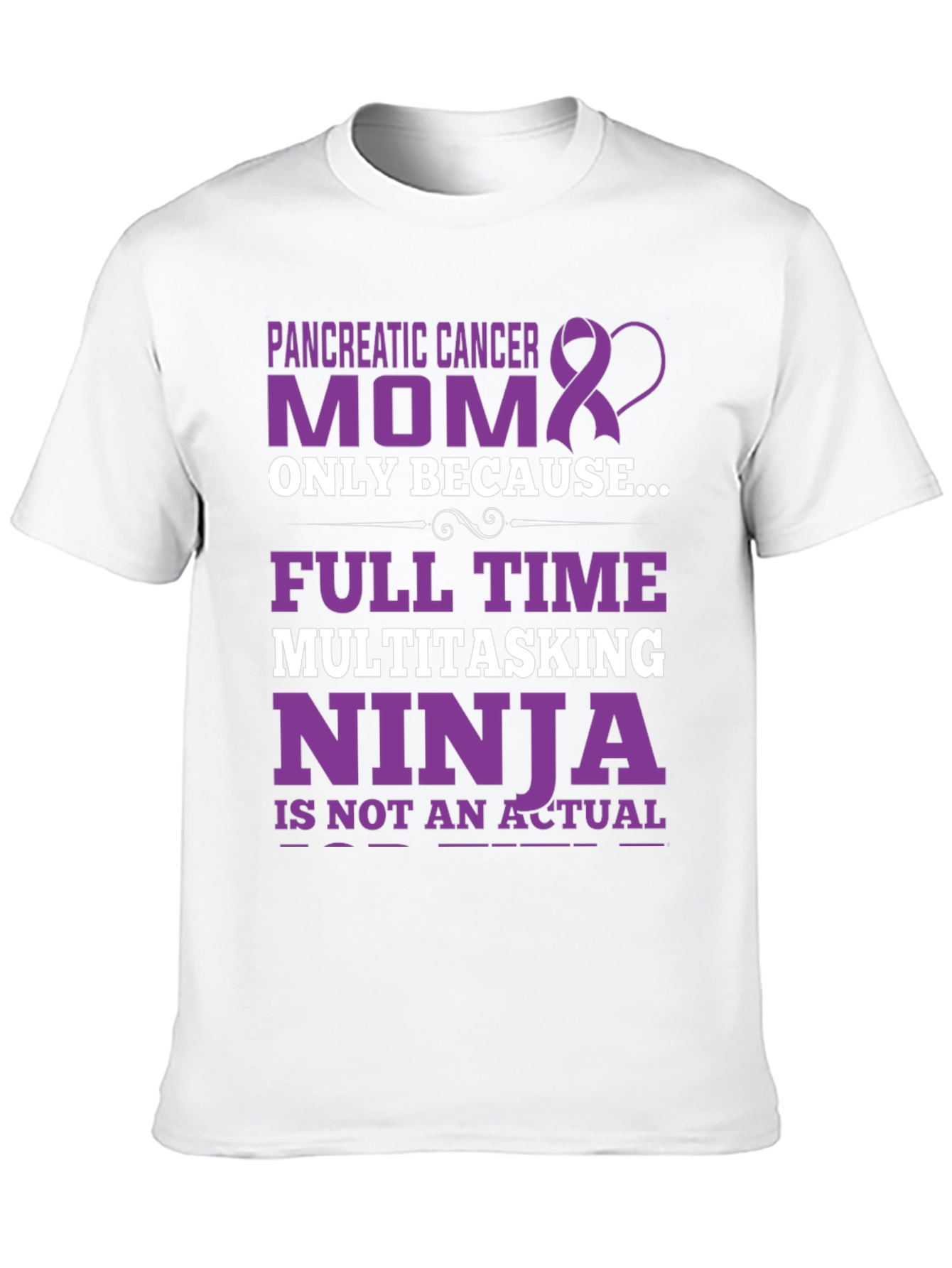 Pancreatic Cancer Awareness Mom T-Shirt