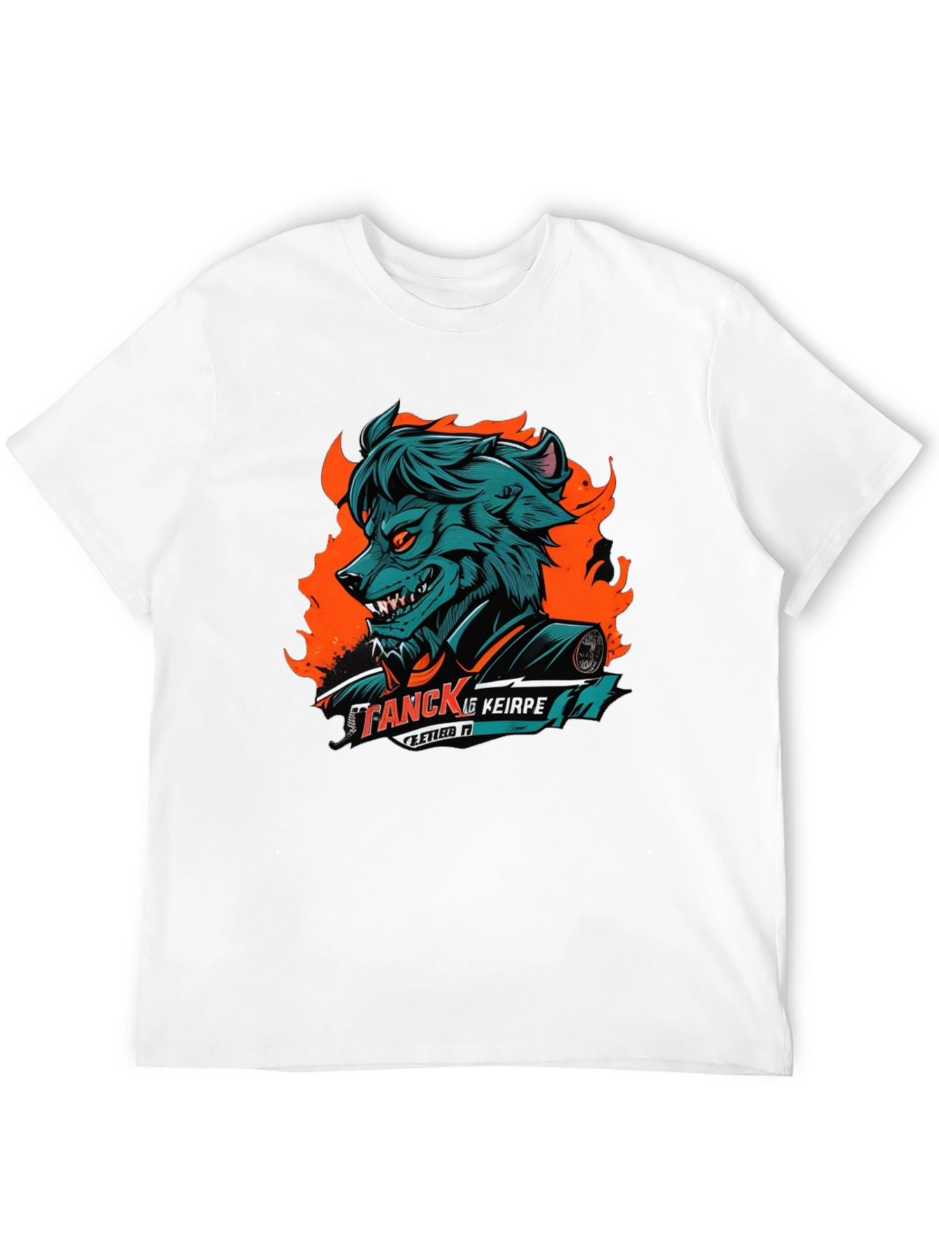 Wolf Graphic Black T-Shirt
