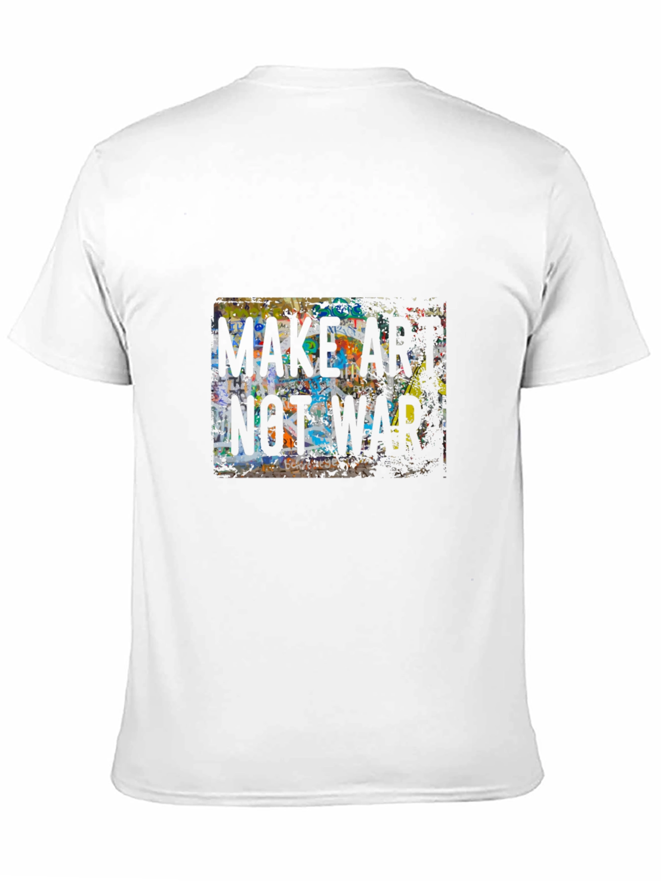 Make Art Not War T-Shirt - Stylish Graphic Tee