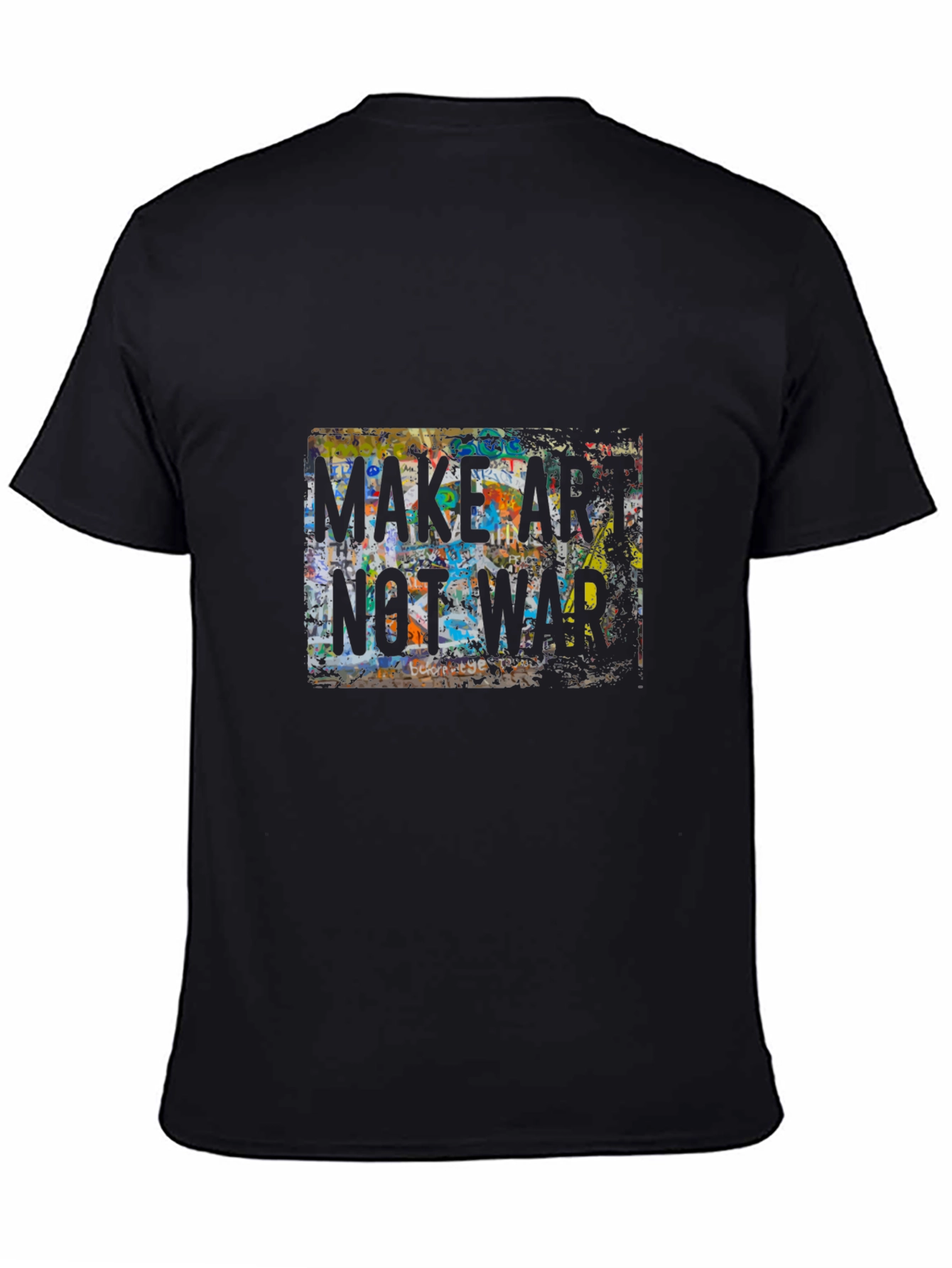 Make Art Not War T-Shirt - Stylish Graphic Tee
