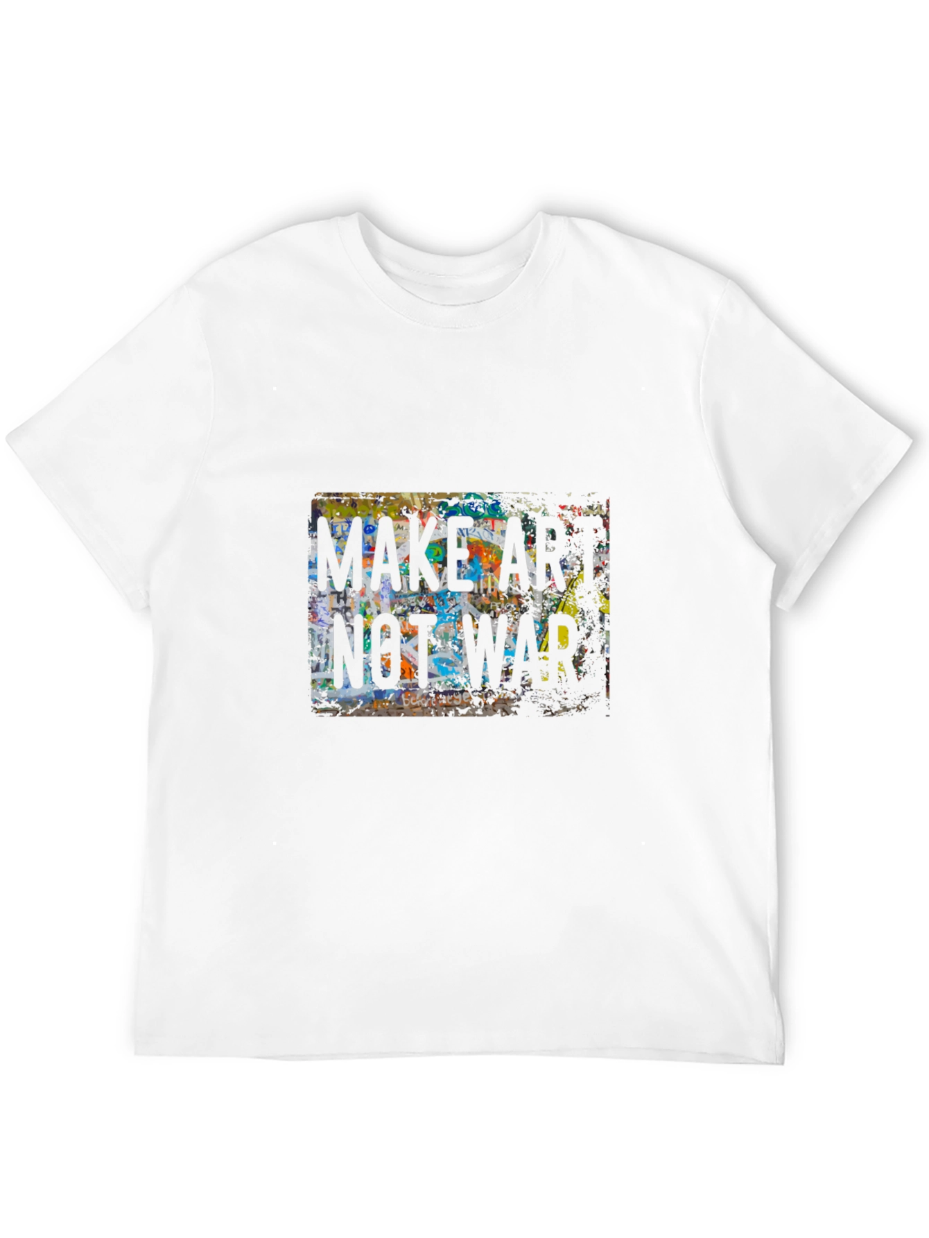 Make Art Not War T-Shirt - Stylish Graphic Tee