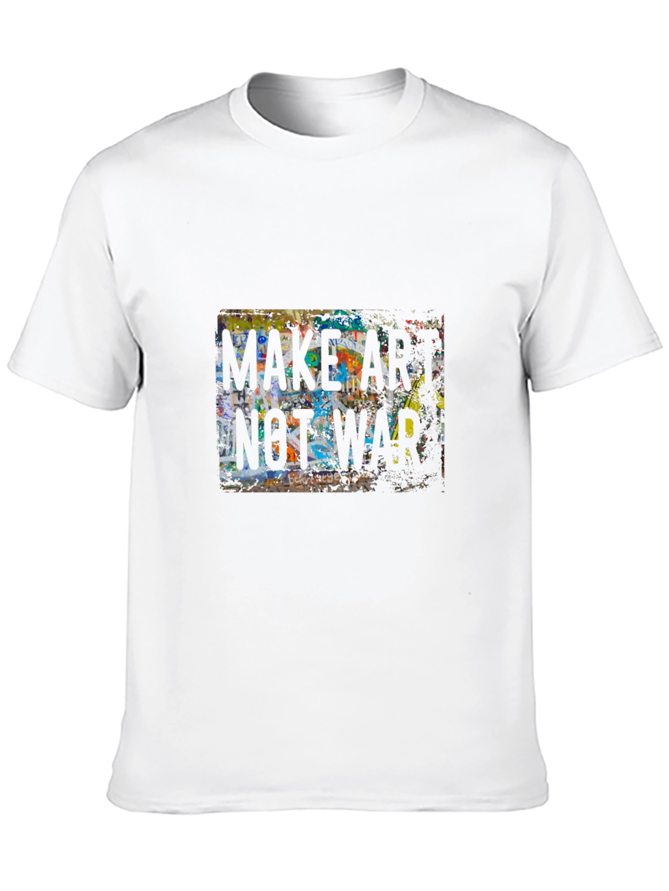 Make Art Not War T-Shirt - Stylish Graphic Tee