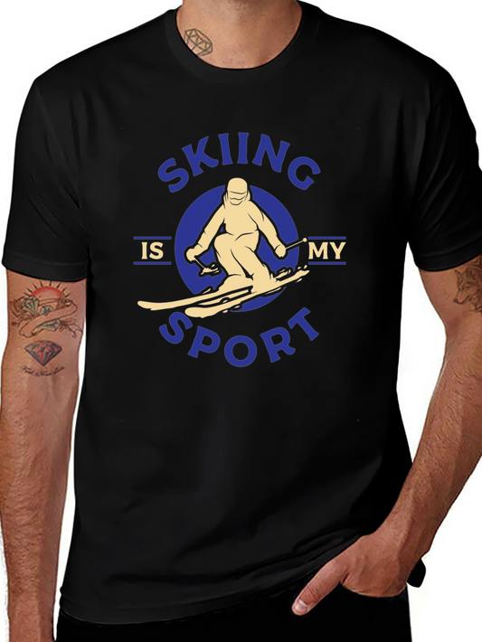 Skiing is My Sport Graphic Tee