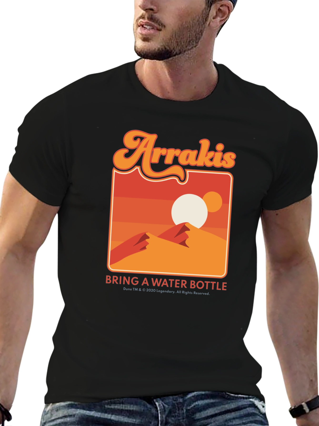 Arrakis Bring a Water Bottle Graphic T-Shirt