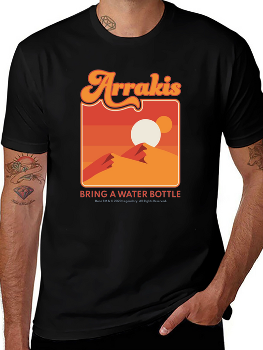 Arrakis Bring a Water Bottle Graphic T-Shirt
