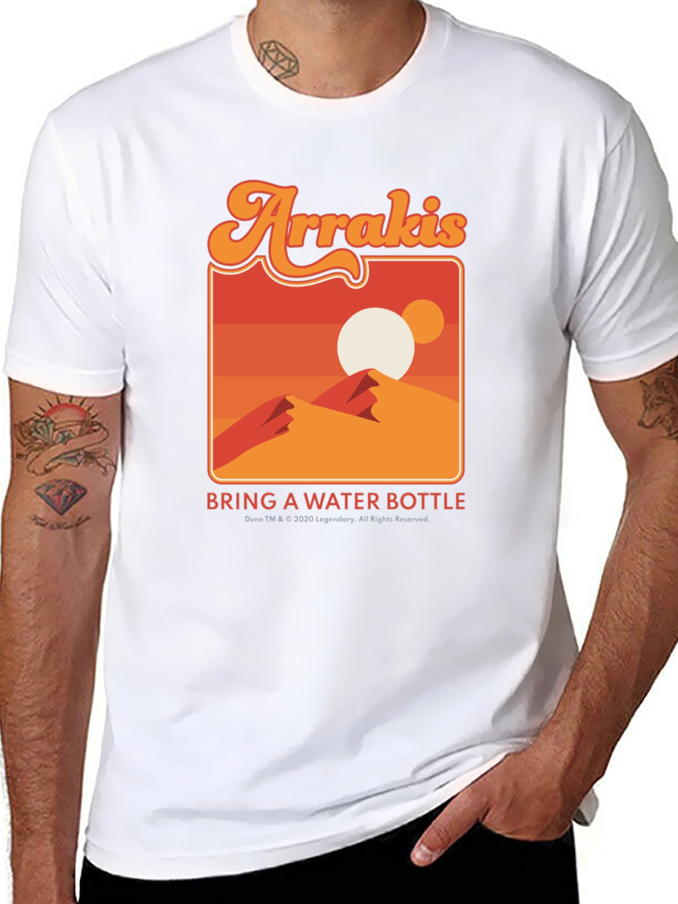 Arrakis Bring a Water Bottle Graphic T-Shirt