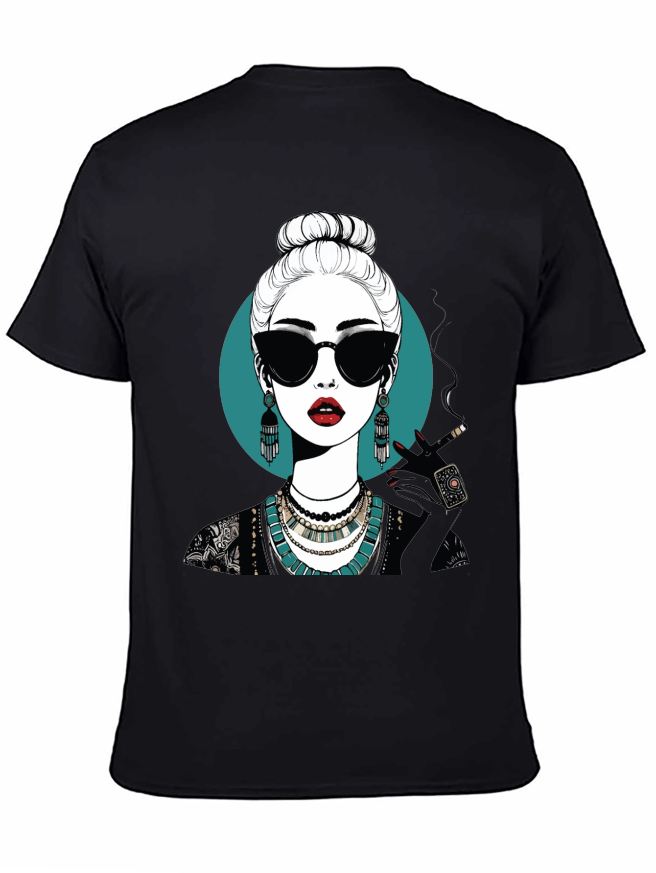 Mystic Woman Graphic Tee - Stylish Cotton T-Shirt