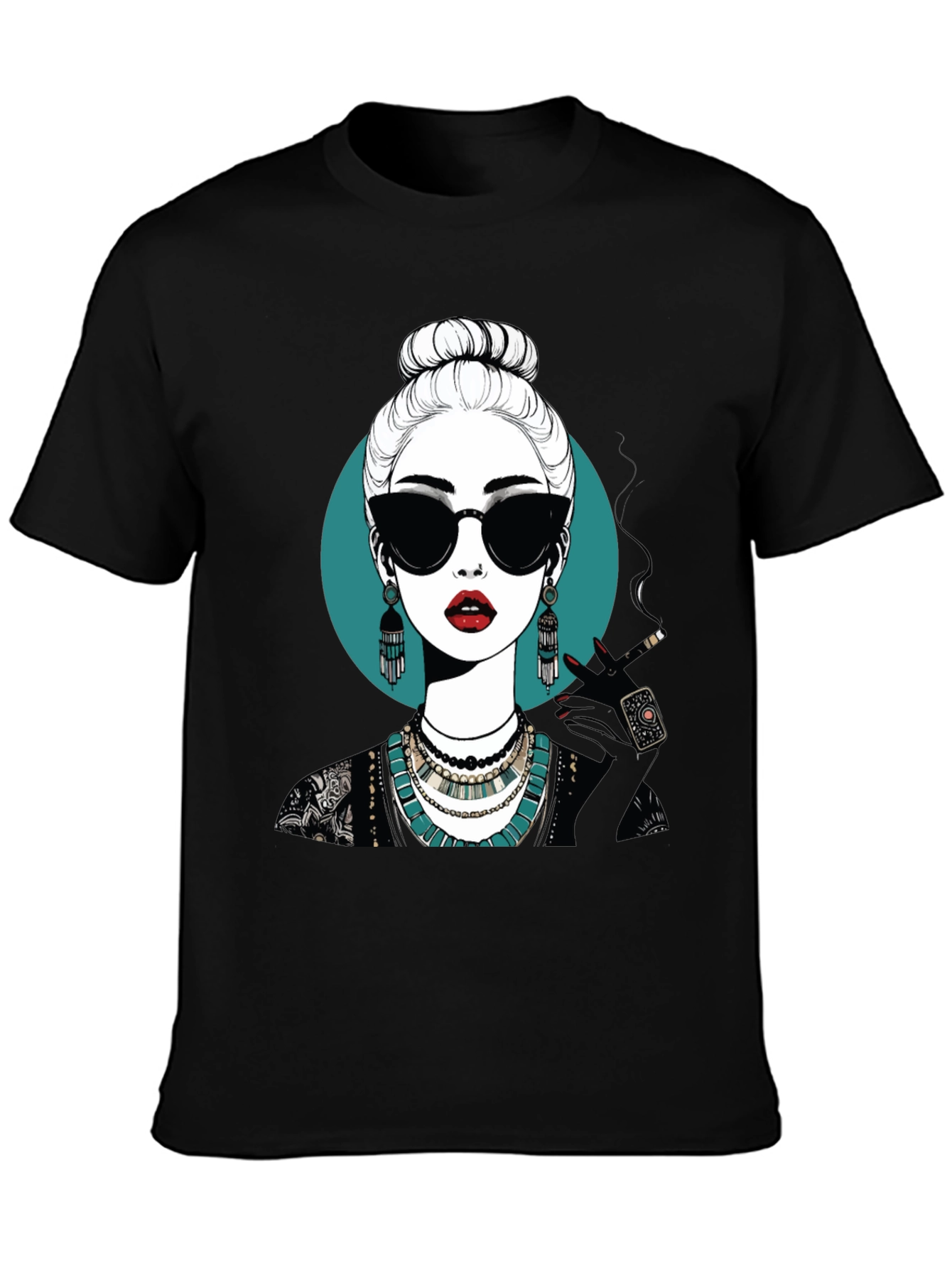 Mystic Woman Graphic Tee - Stylish Cotton T-Shirt