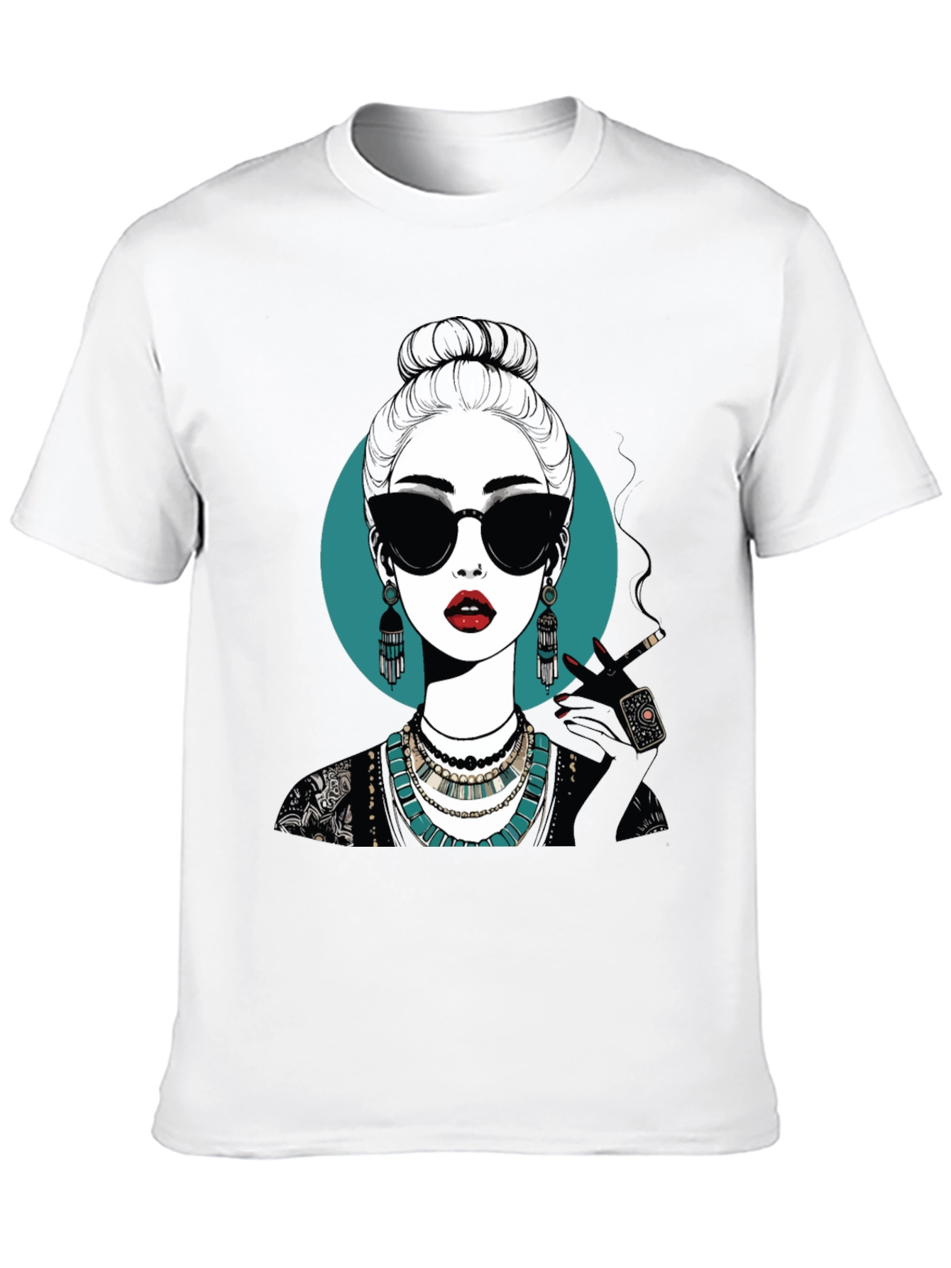 Mystic Woman Graphic Tee - Stylish Cotton T-Shirt