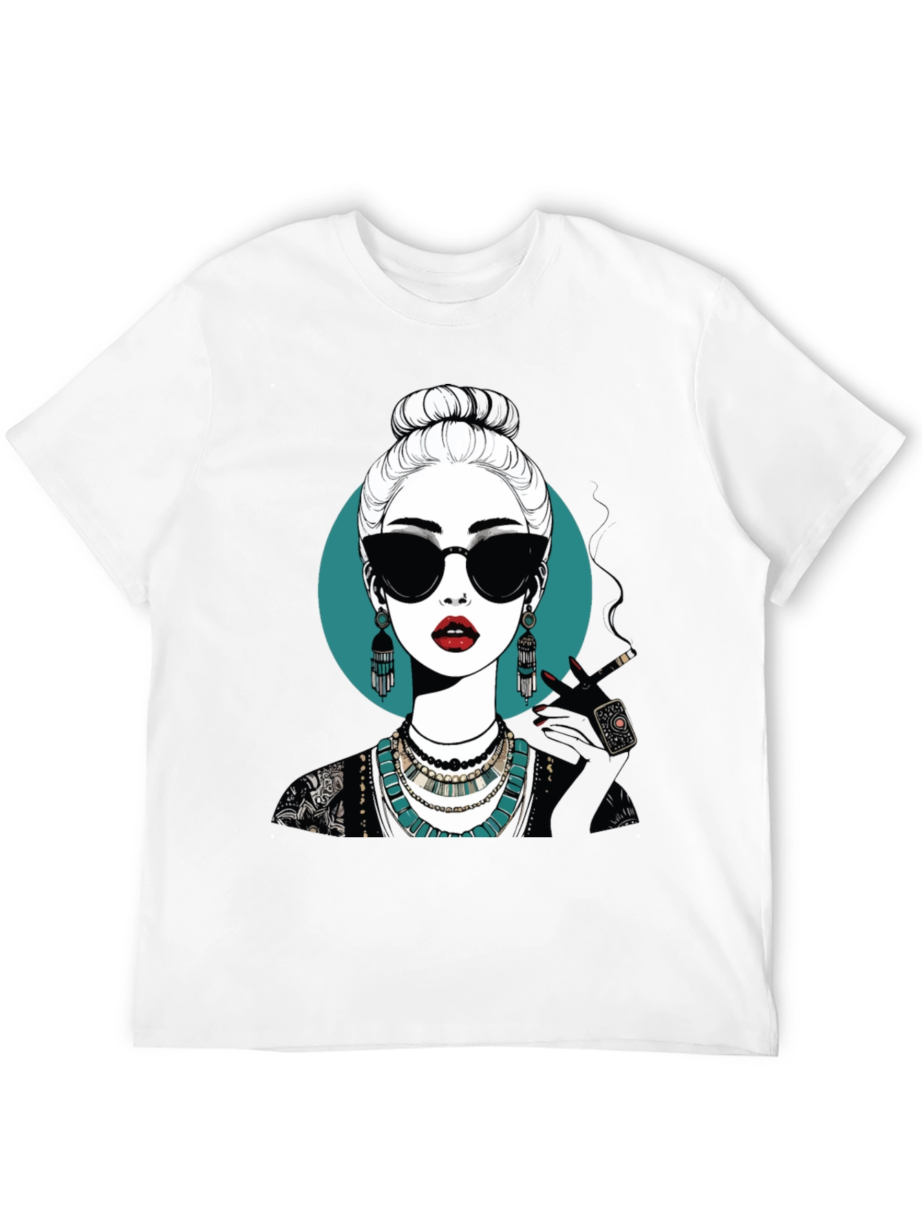 Mystic Woman Graphic Tee - Stylish Cotton T-Shirt