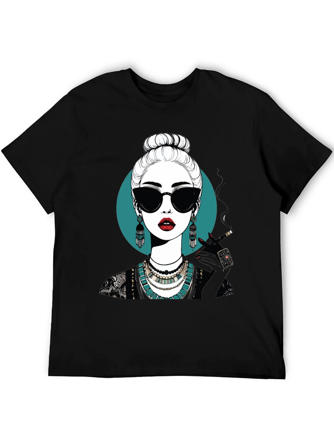 Mystic Woman Graphic Tee - Stylish Cotton T-Shirt
