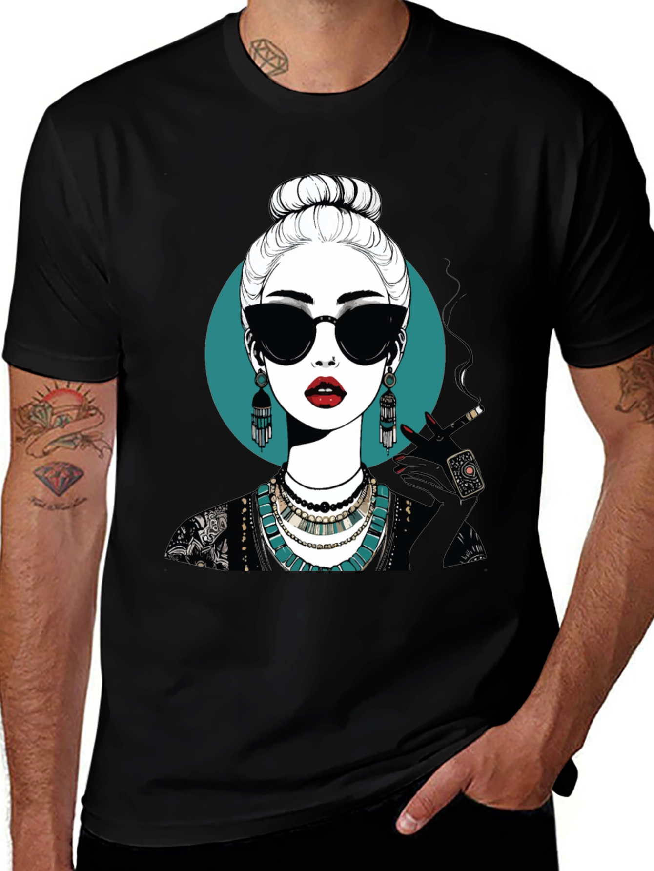 Mystic Woman Graphic Tee - Stylish Cotton T-Shirt