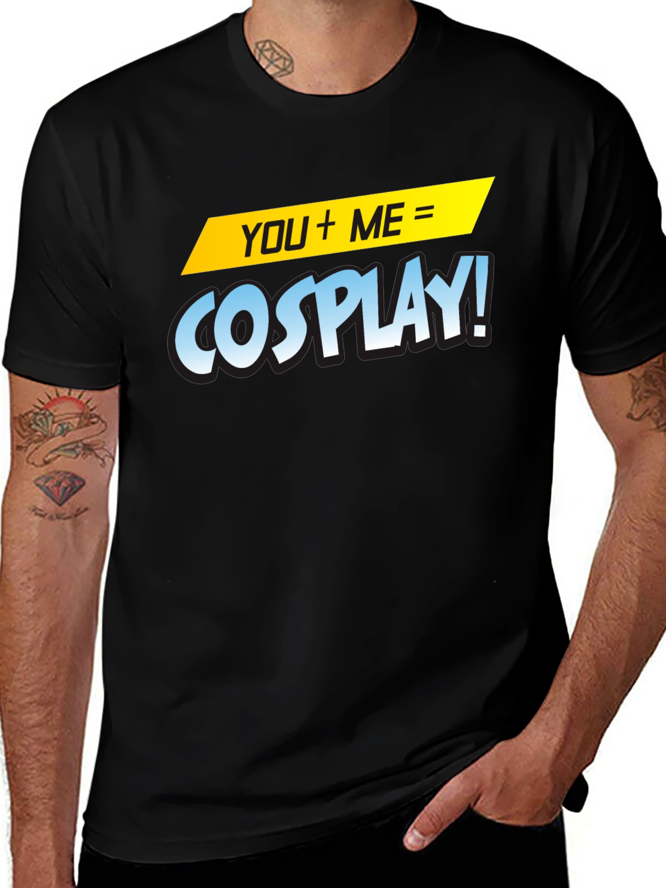 Cosplay T-Shirt - You + Me = Cosplay!