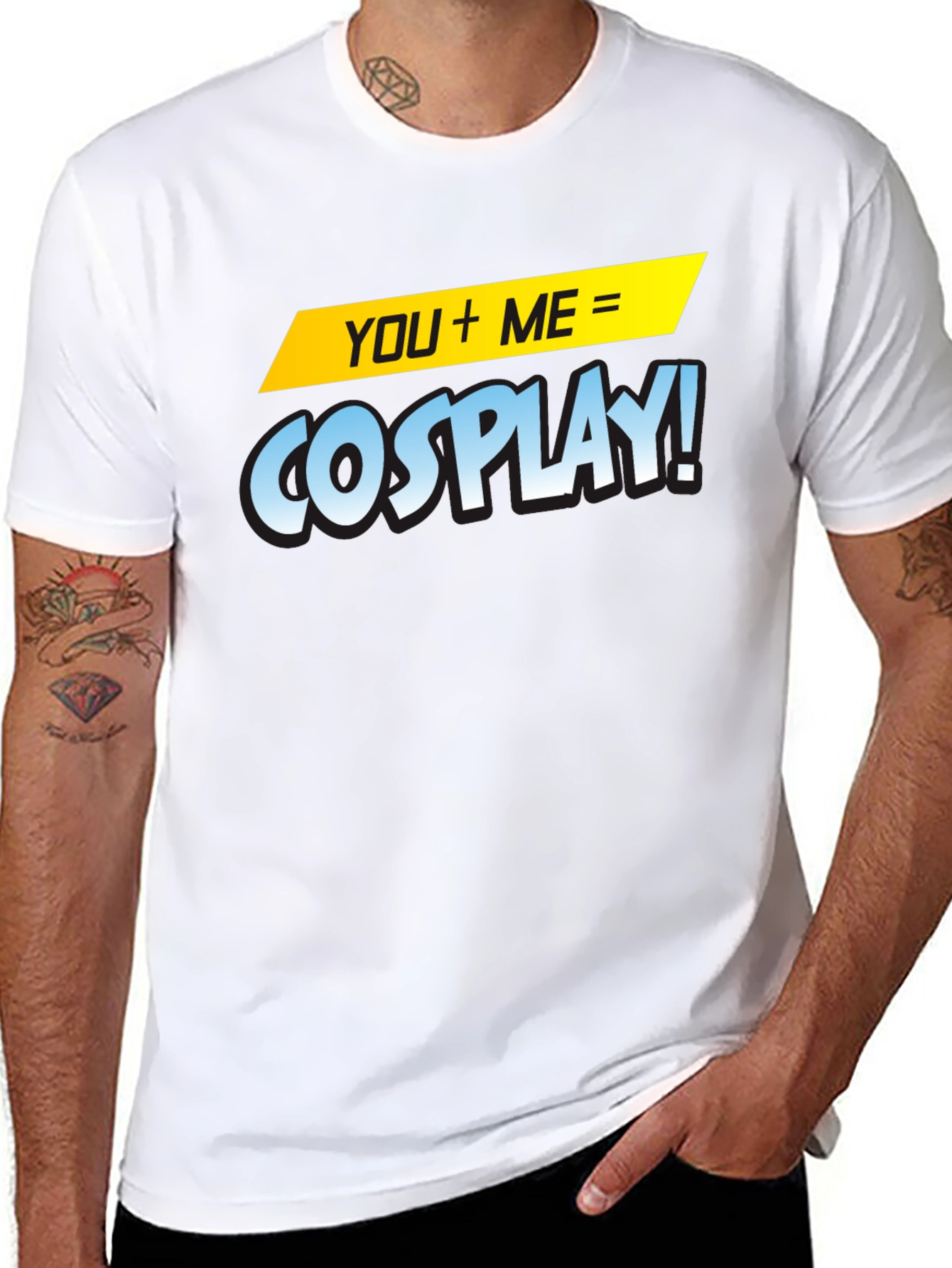 Cosplay T-Shirt - You + Me = Cosplay!