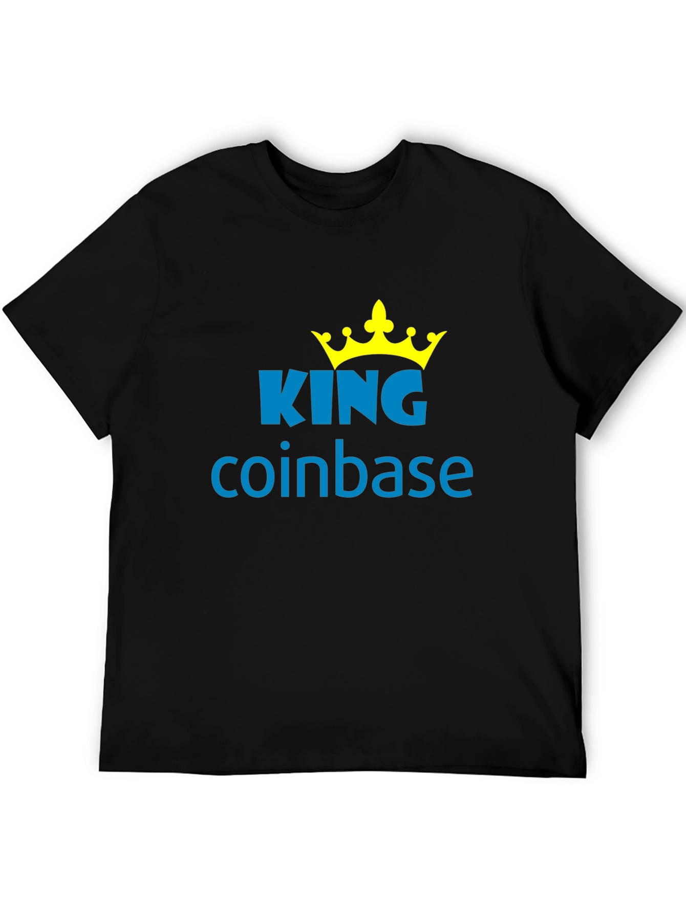 King Coinbase Black T-Shirt