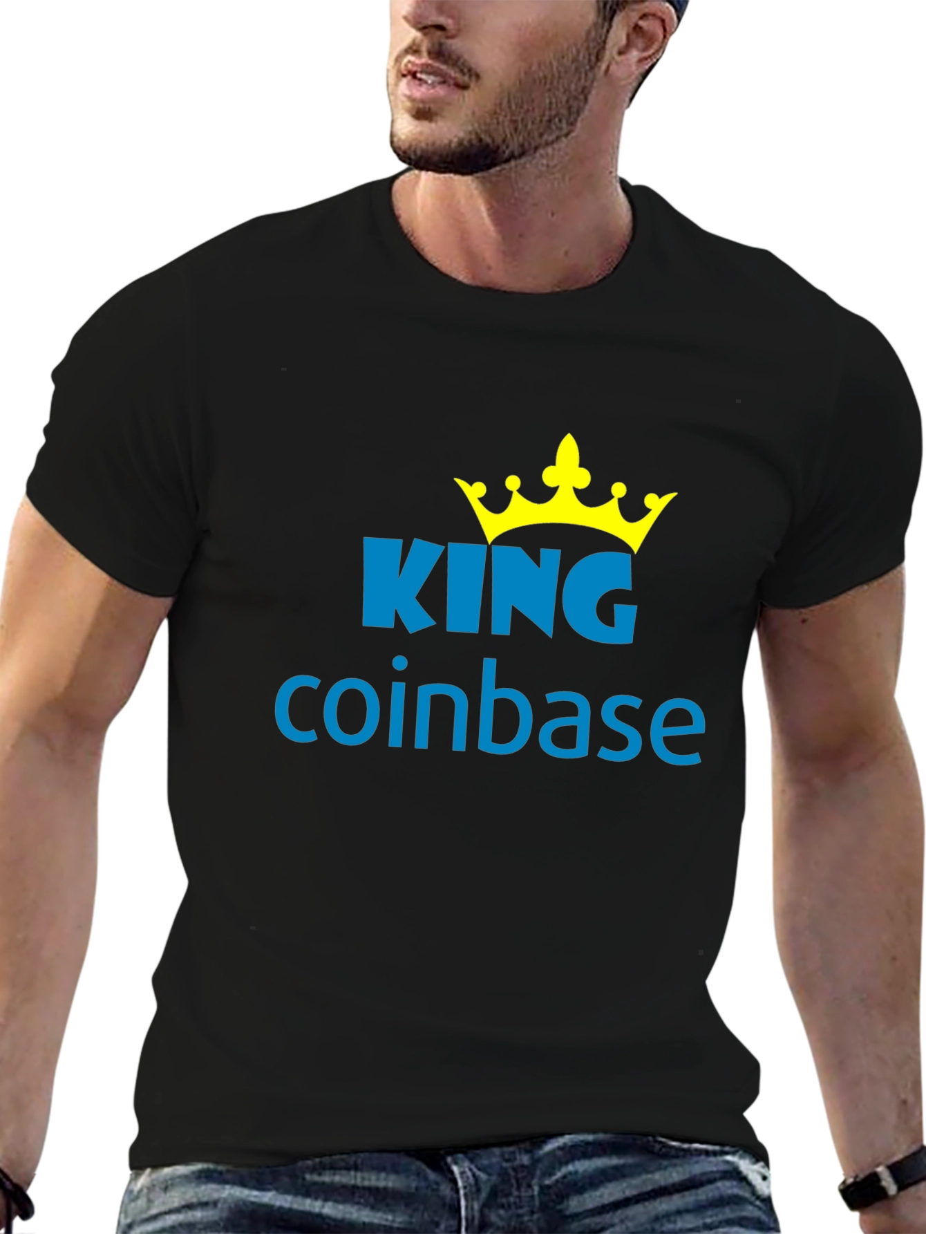 King Coinbase Black T-Shirt