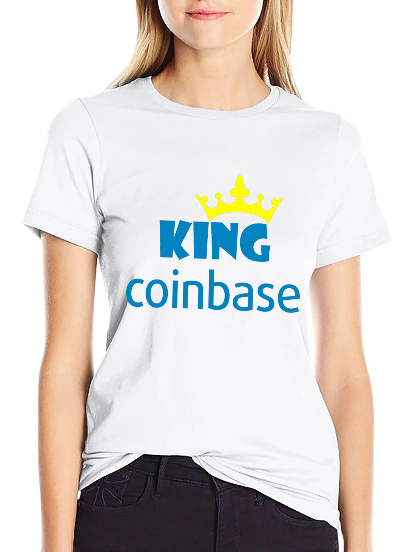 King Coinbase Black T-Shirt