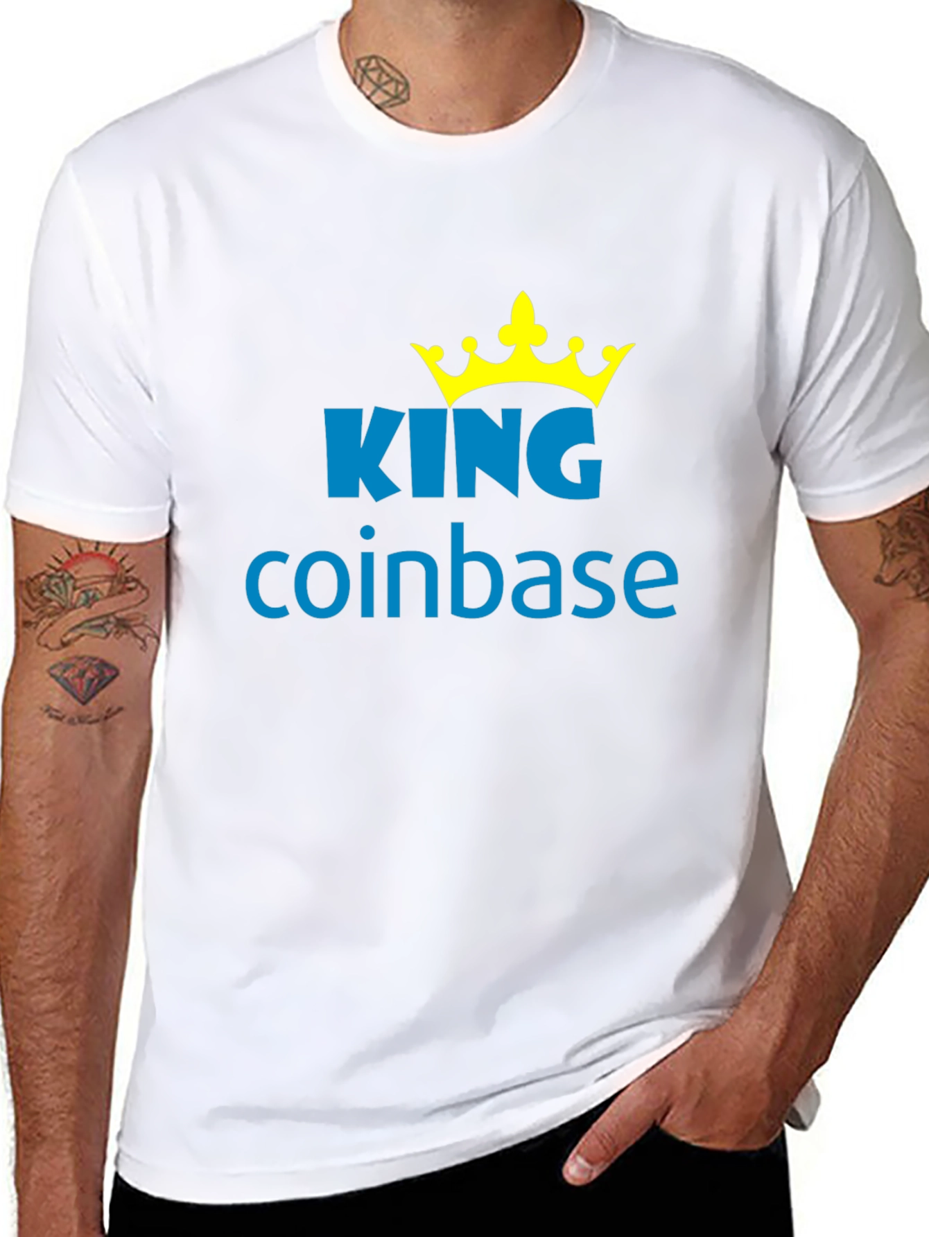 King Coinbase Black T-Shirt