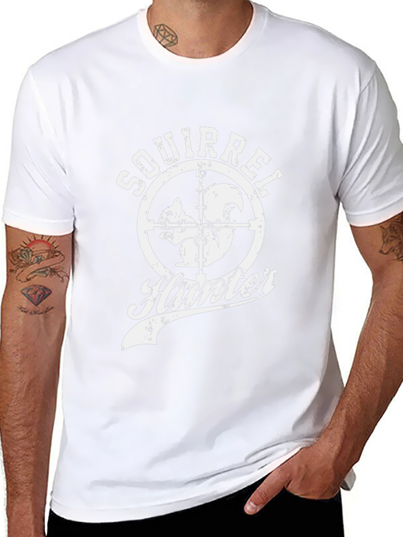 Squirrel Hunter T-Shirt - Funny Graphic Tee