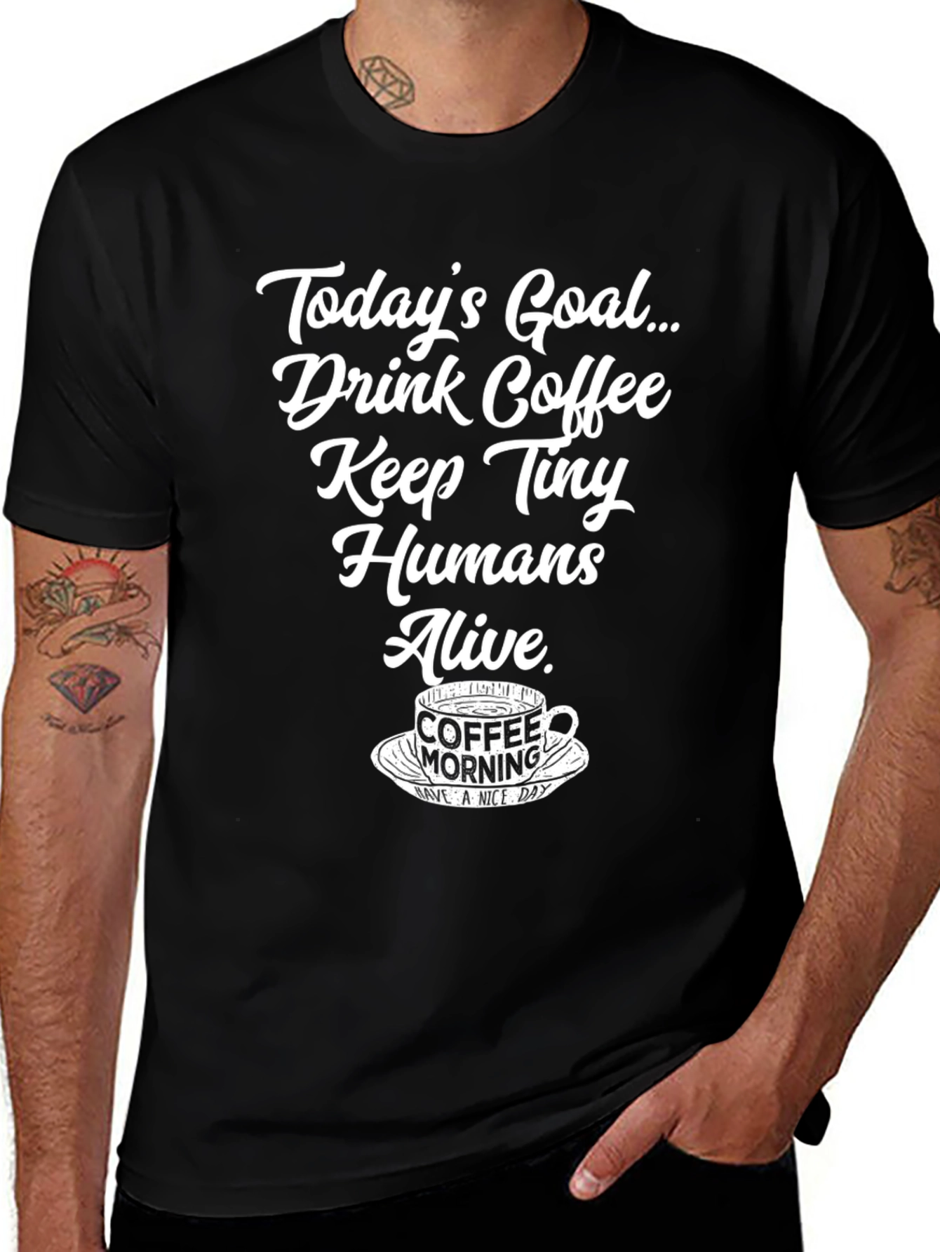 Drink Coffee Keep Tiny Humans Alive T-Shirt
