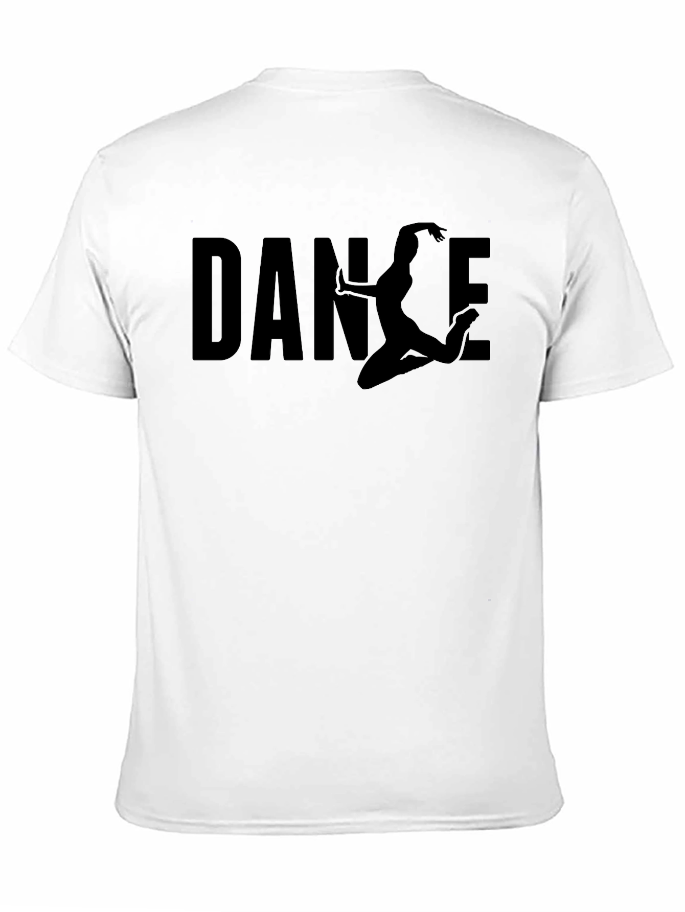 Dance Silhouette Graphic Tee - Unisex Black T-Shirt