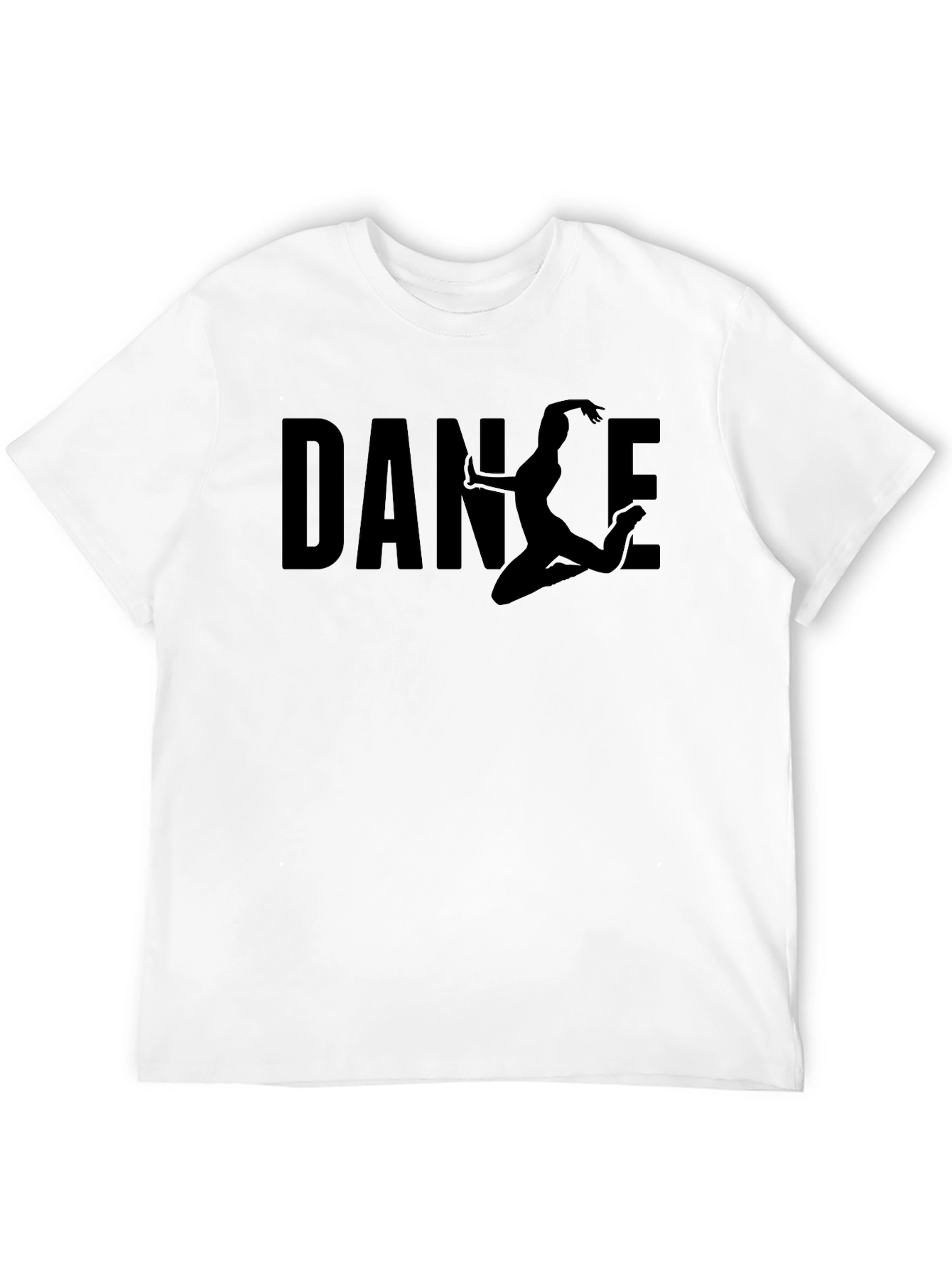 Dance Silhouette Graphic Tee - Unisex Black T-Shirt