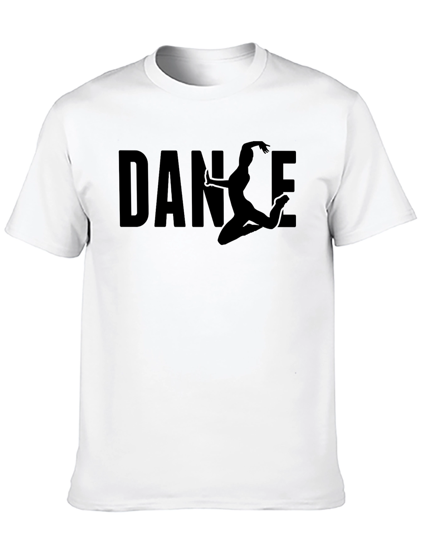 Dance Silhouette Graphic Tee - Unisex Black T-Shirt