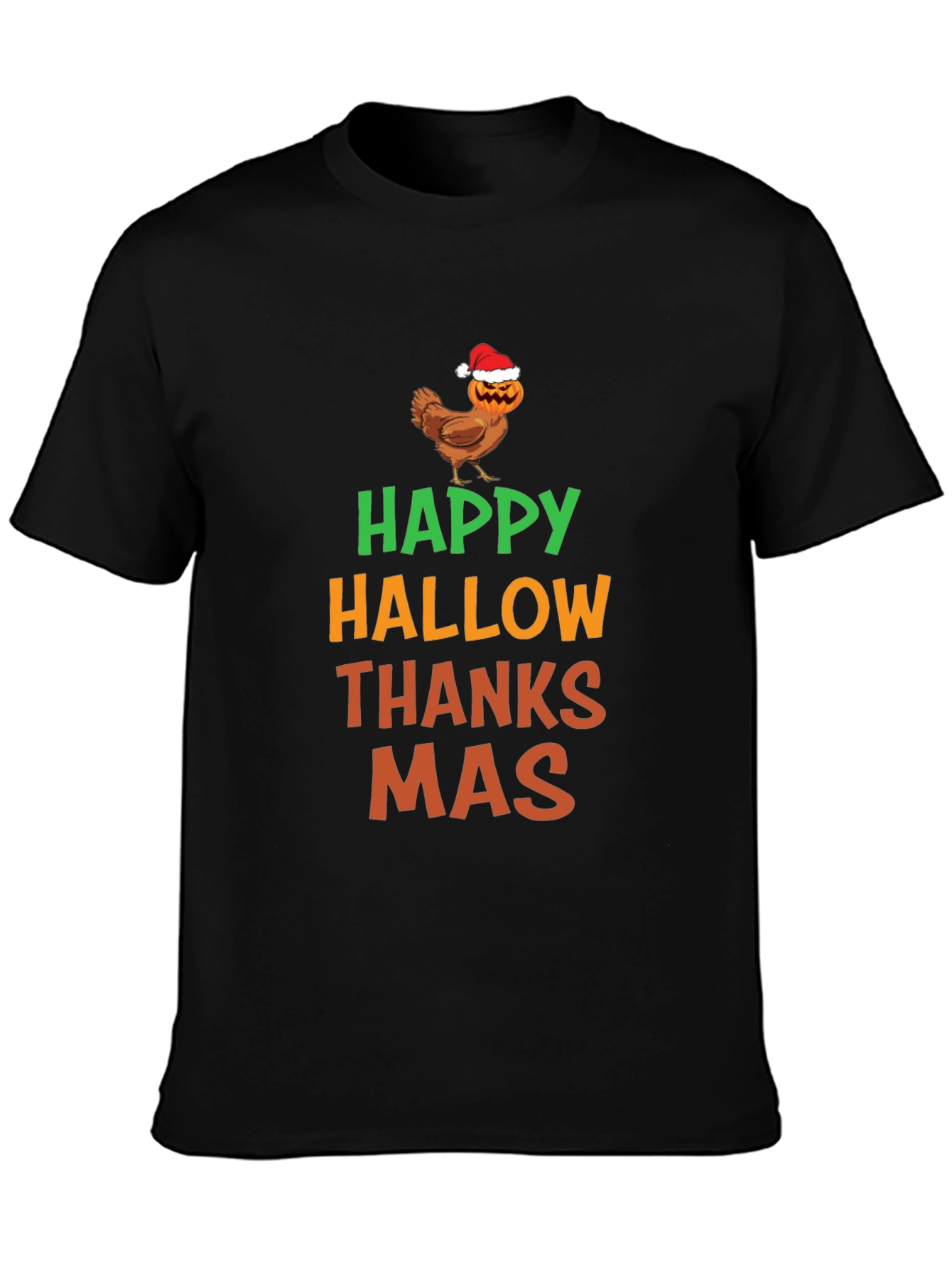 Happy Hallowthanksmas Graphic T-Shirt
