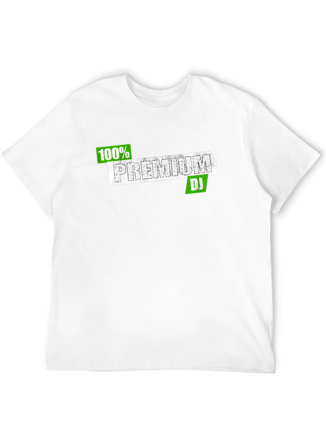 100% Premium DJ Black T-Shirt