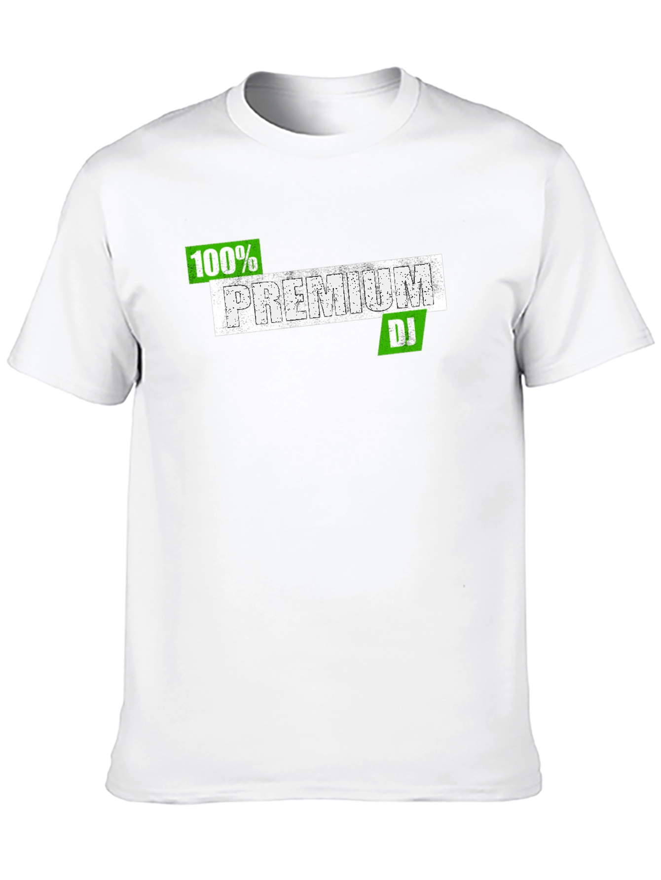 100% Premium DJ Black T-Shirt
