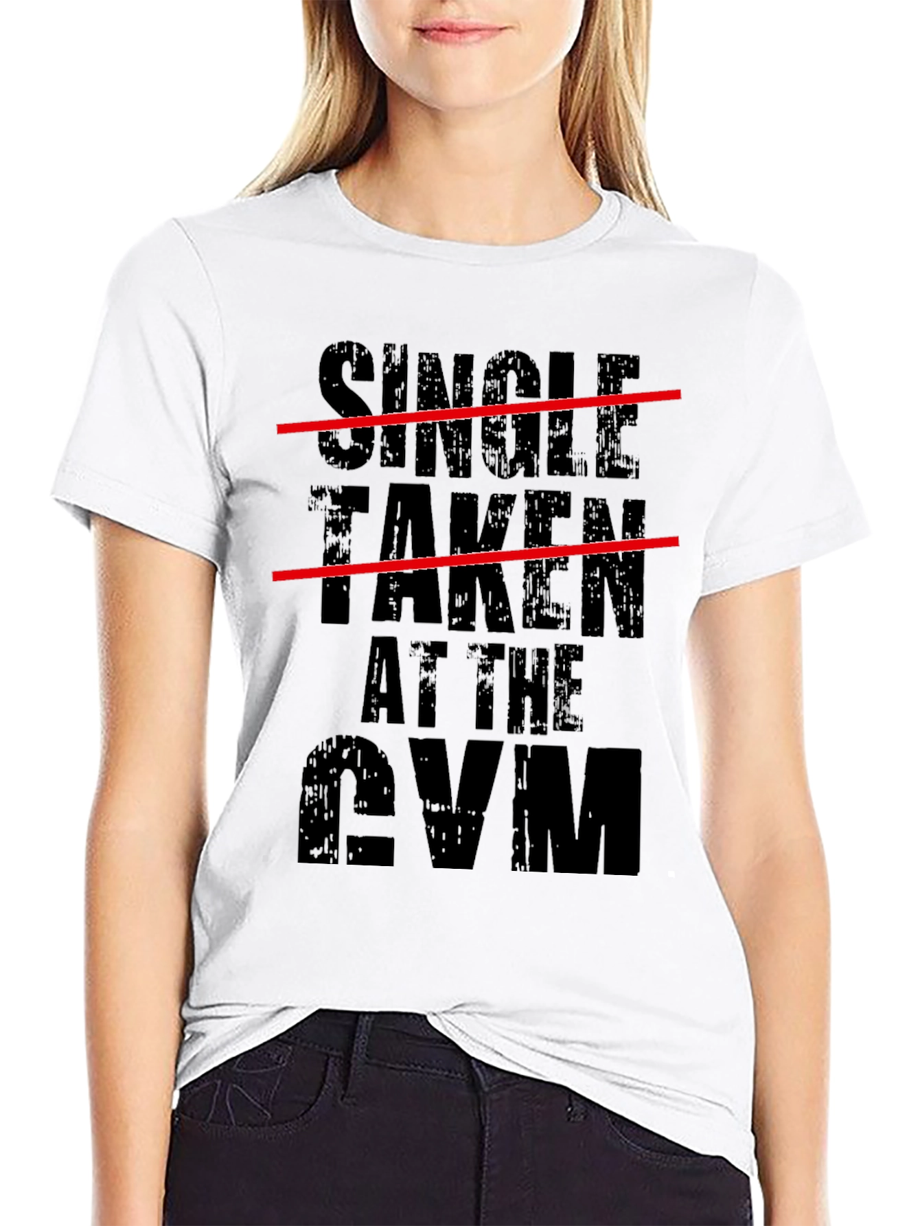 Single Taken At The Gym Graphic Tee