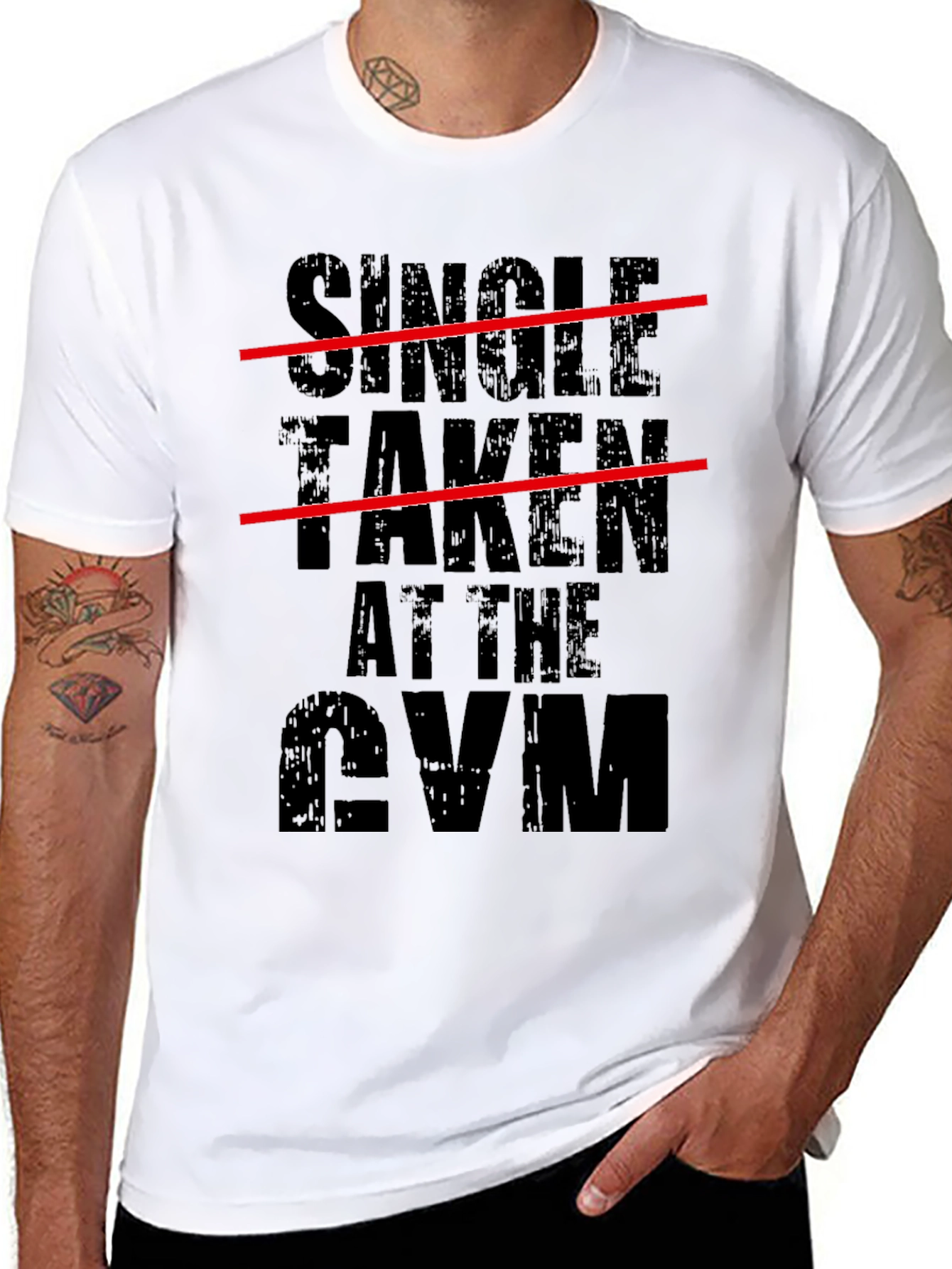 Single Taken At The Gym Graphic Tee