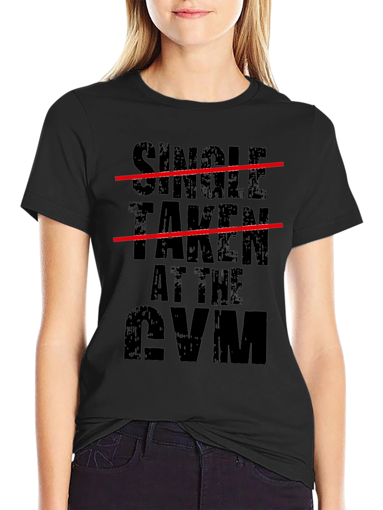 Single Taken At The Gym Graphic Tee