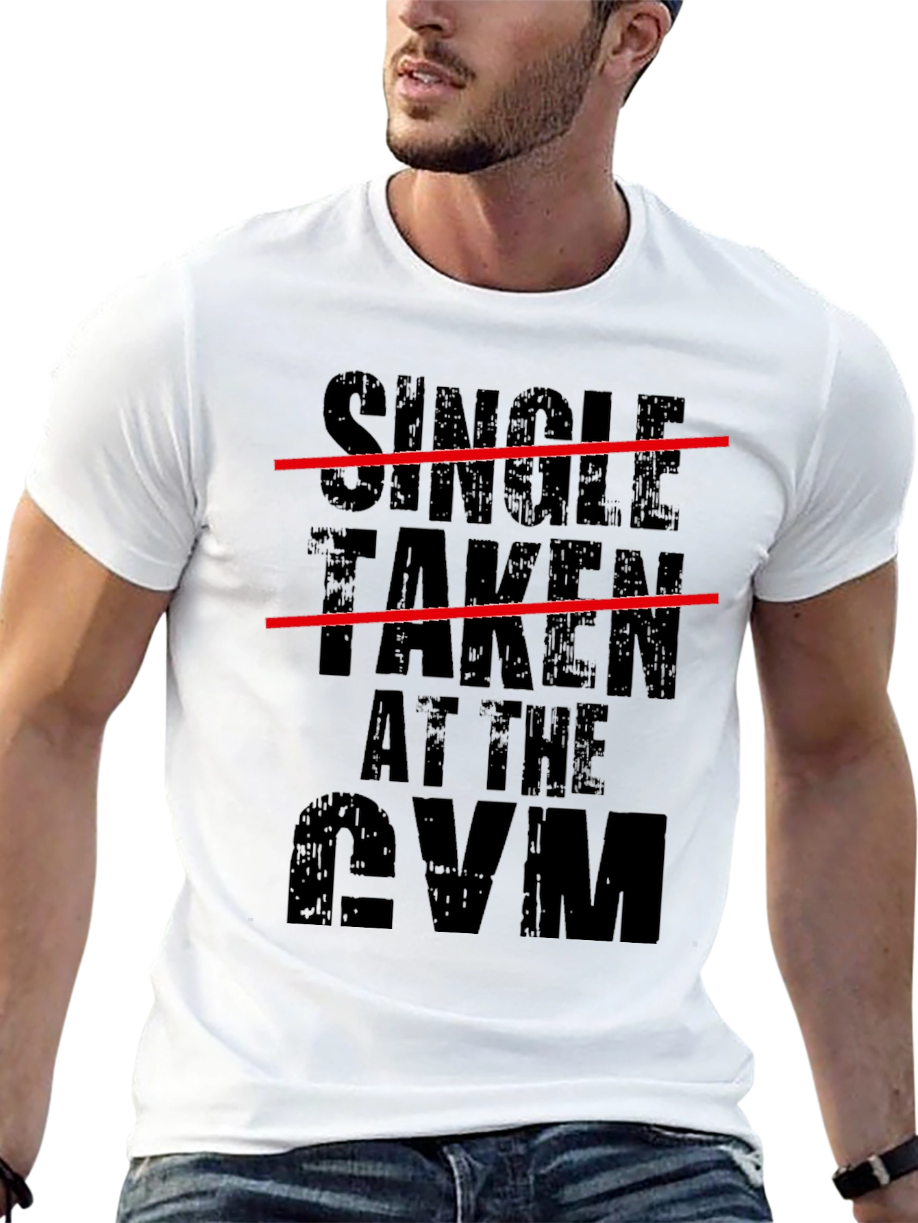 Single Taken At The Gym Graphic Tee