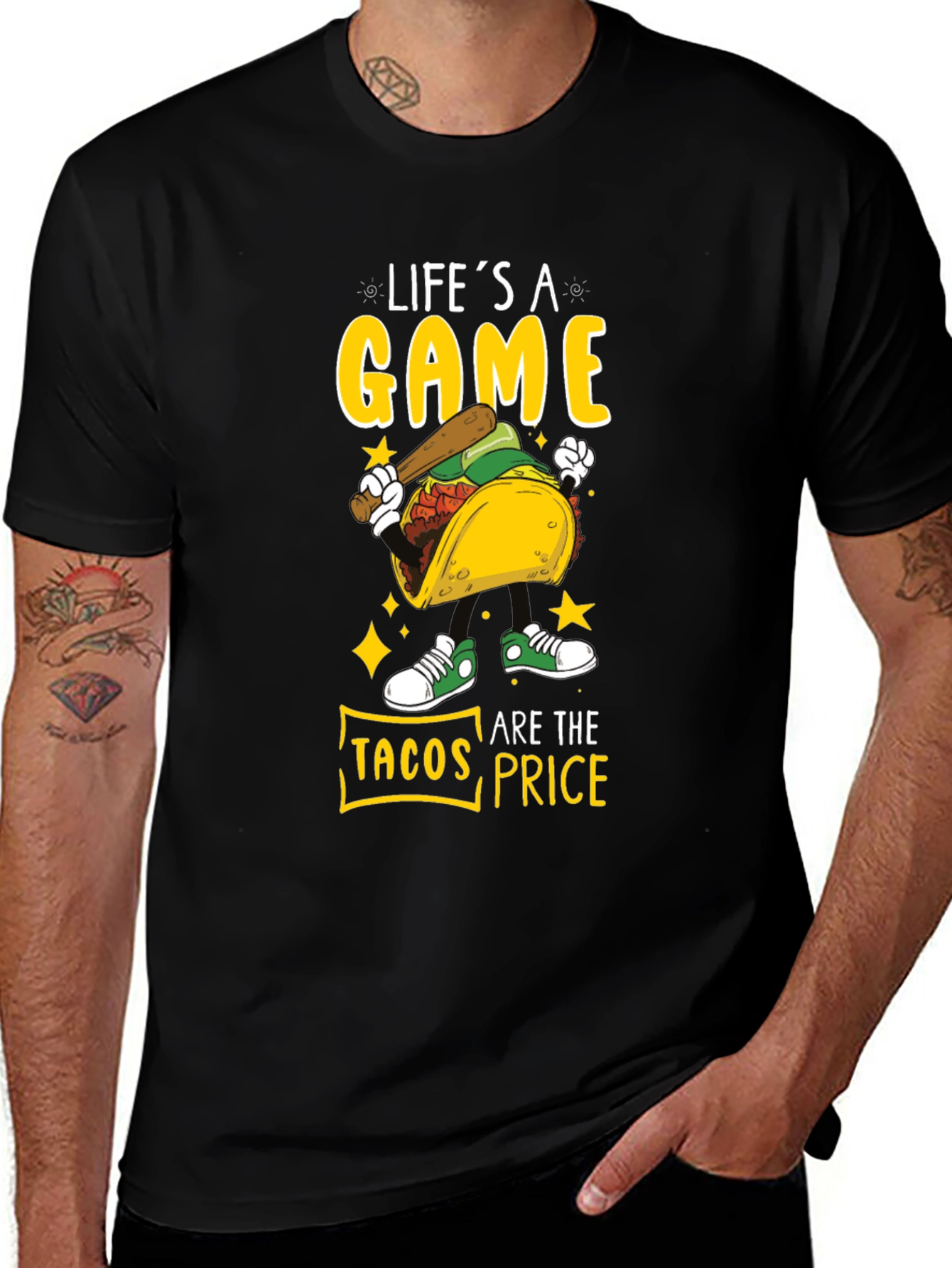 Lifes a Game Tacos Are The Price T-Shirt