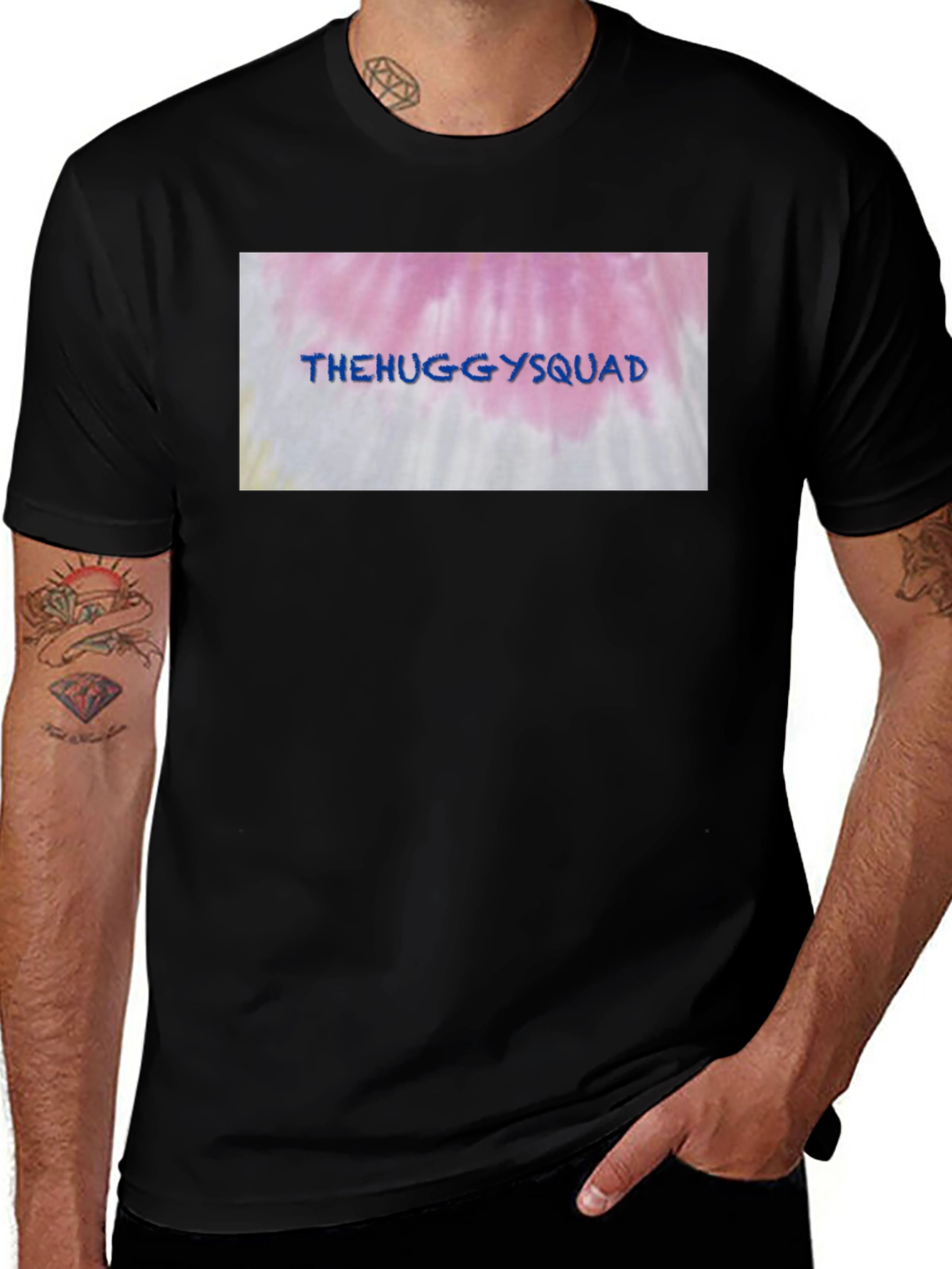 The Huggy Squad Tie-Dye Graphic T-Shirt