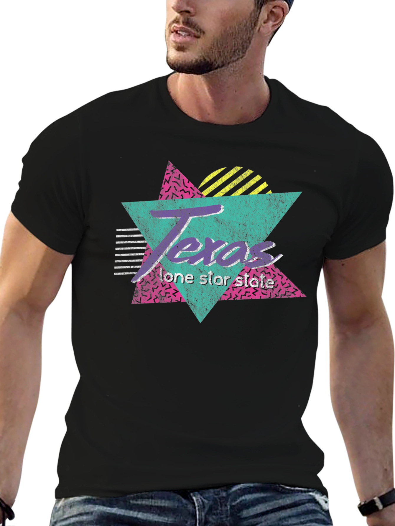 Retro Texas T-Shirt - Lone Star State Tee
