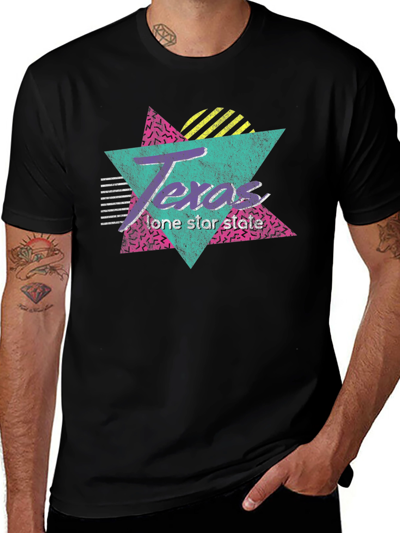 Retro Texas T-Shirt - Lone Star State Tee