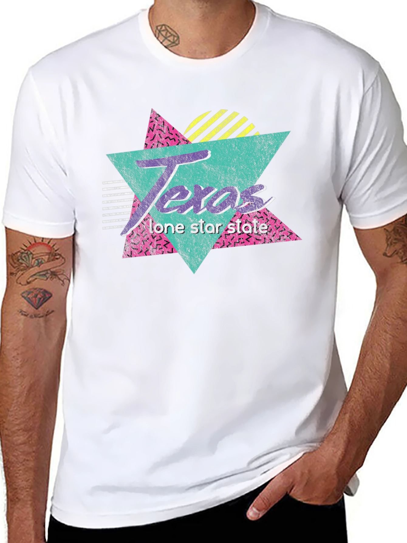 Retro Texas T-Shirt - Lone Star State Tee
