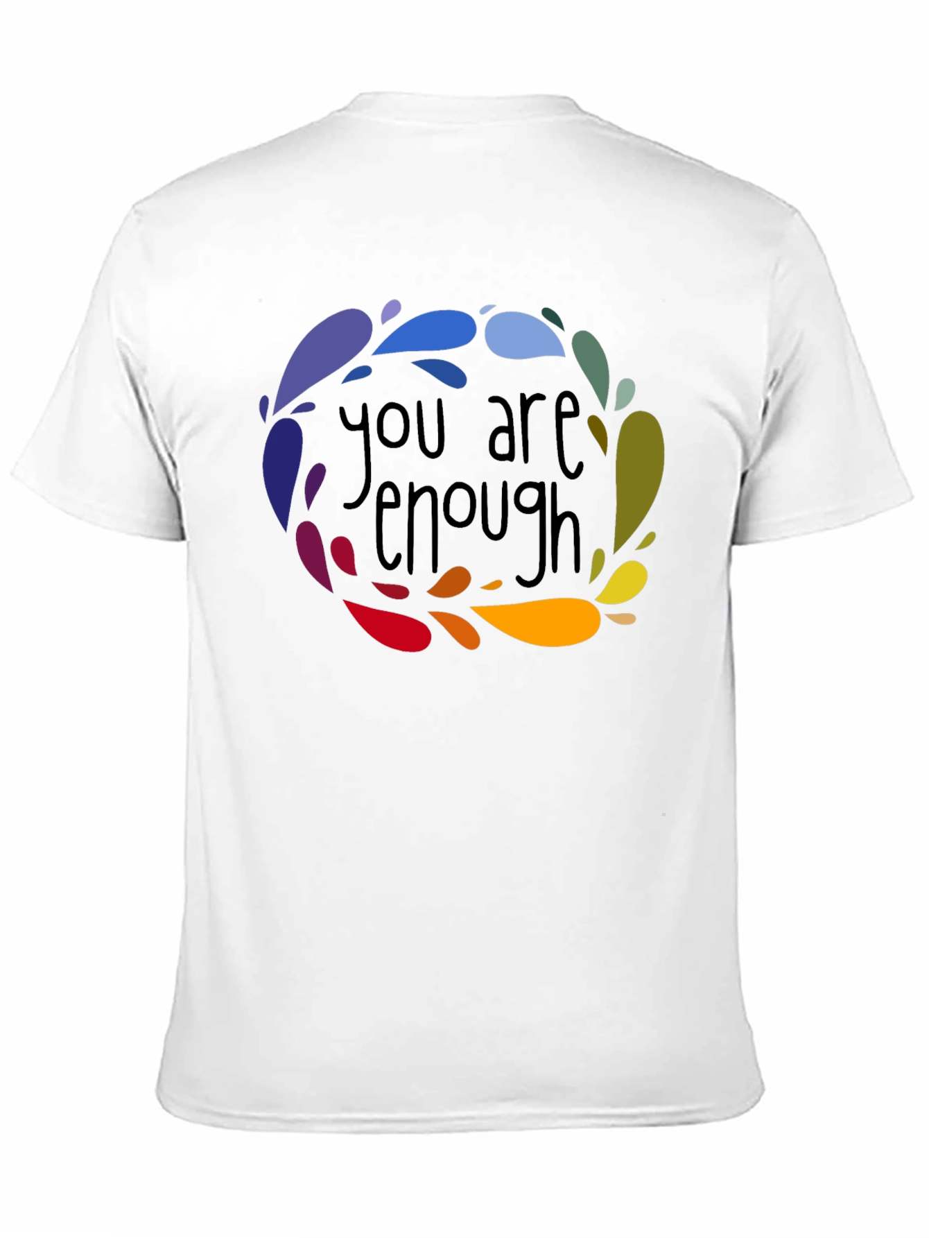 You Are Enough Graphic Tee - Black