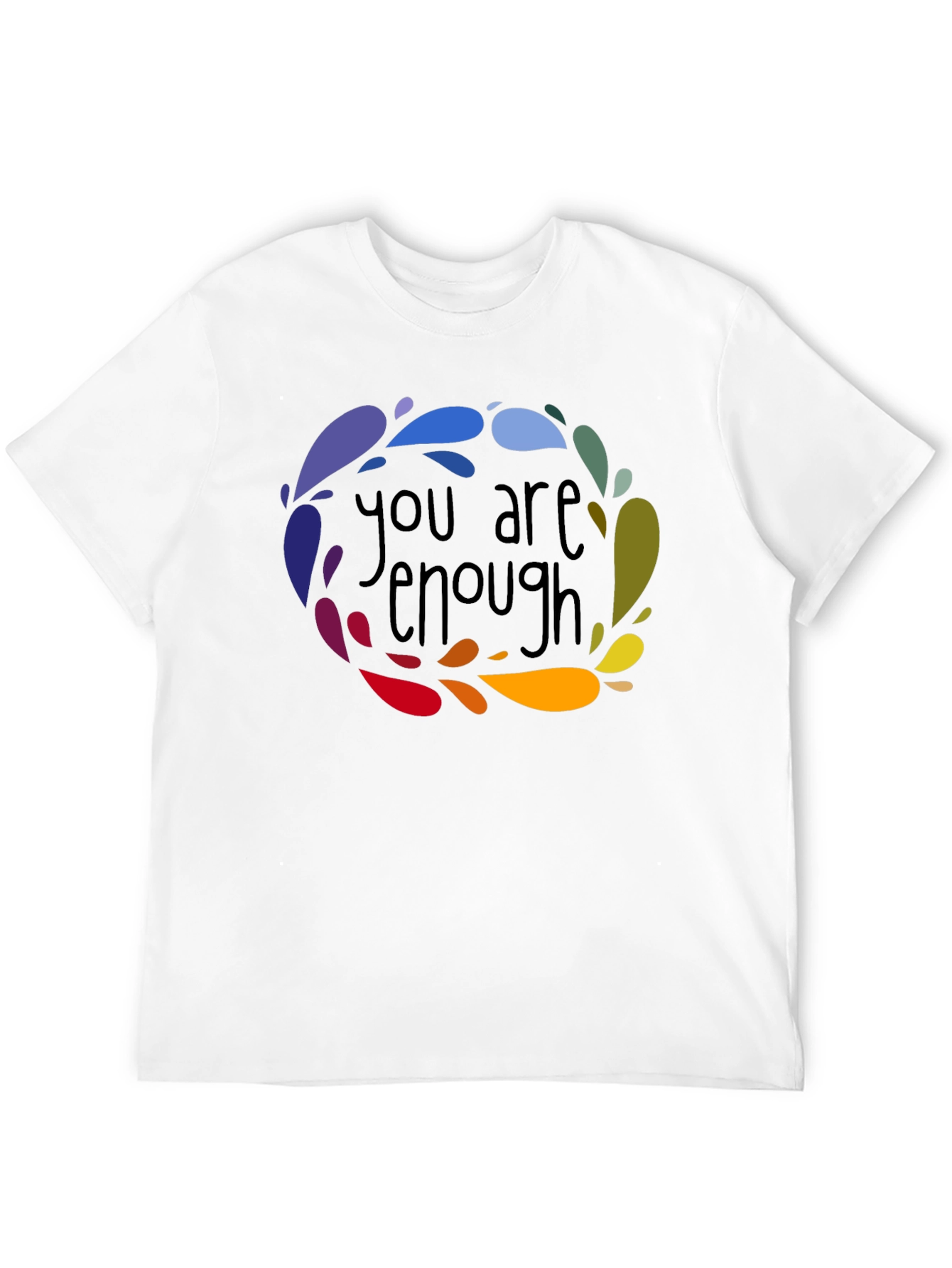 You Are Enough Graphic Tee - Black