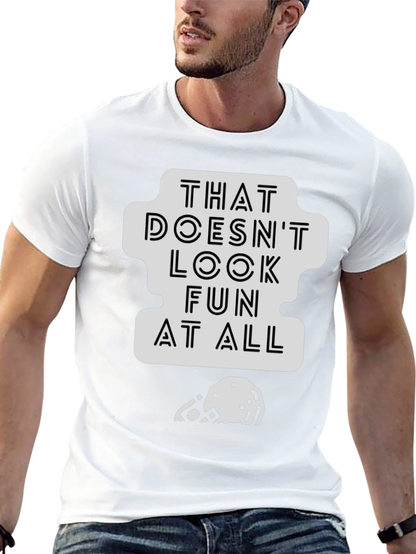 That Doesnt Look Fun T-Shirt - Black Cotton Tee