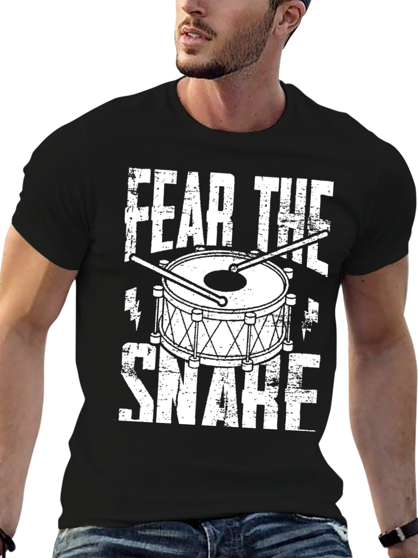 Fear The Snare Drummer T-Shirt - Music Lover Tee