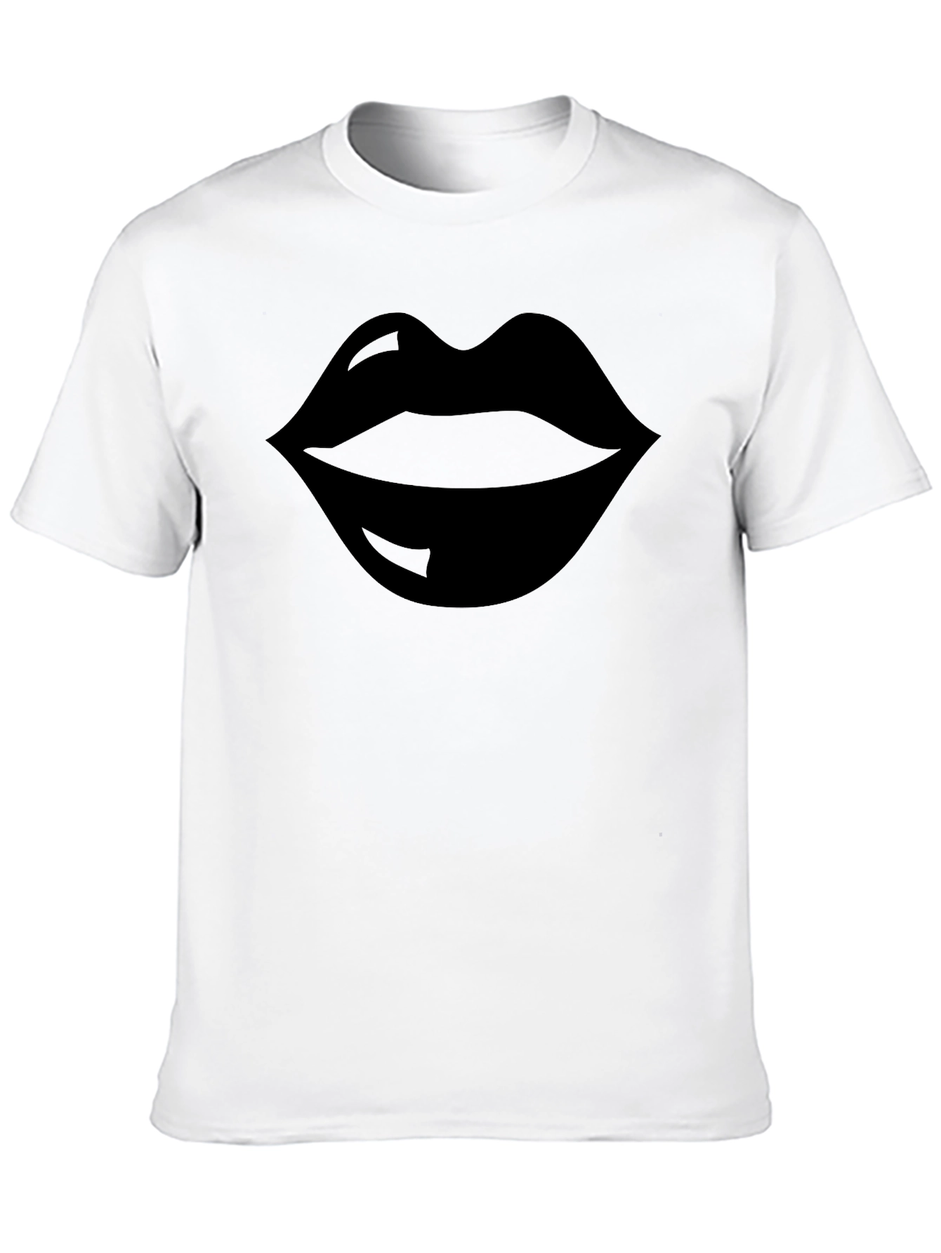 Black Lips Graphic Tee - Stylish Casual Wear